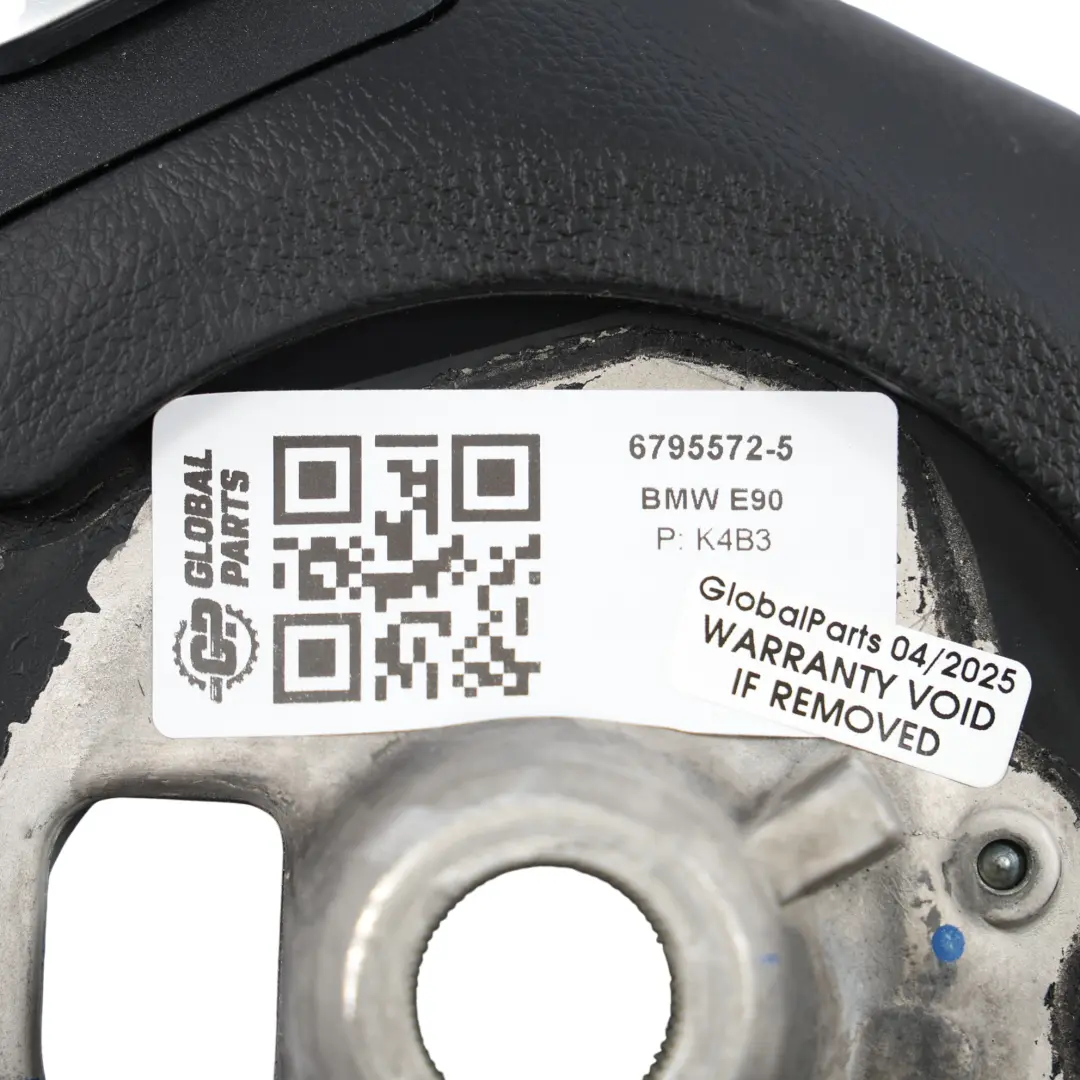 Sport Steering Wheel BMW E87 E90 E91 Black Leather Multifunction Paddles 6795857