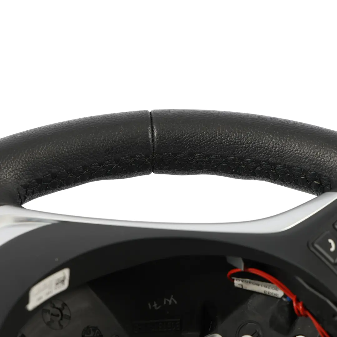 Sport Steering Wheel BMW E87 E90 E91 Black Leather Multifunction Paddles 6795857