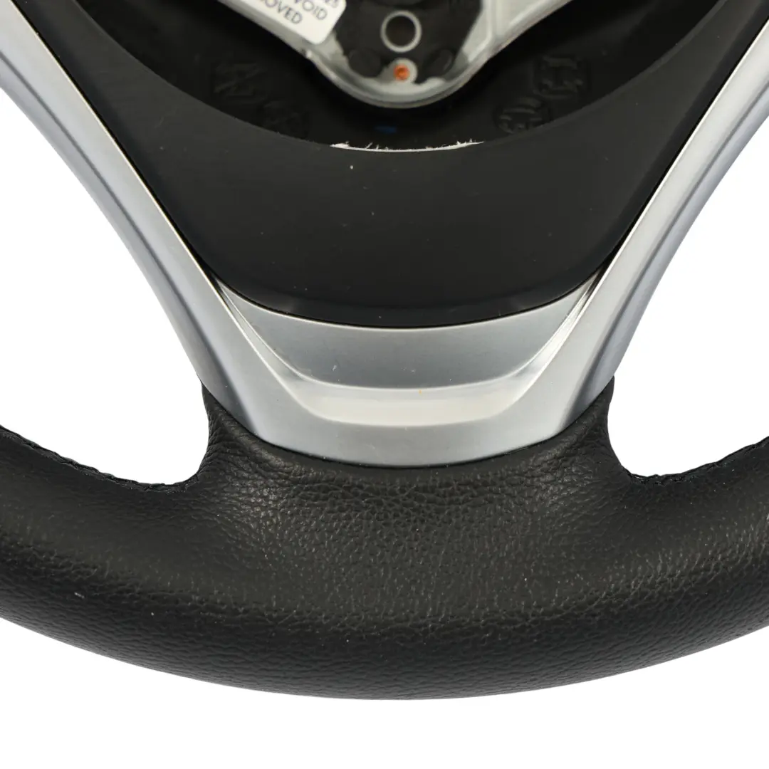 Sport Steering Wheel BMW E87 E90 E91 Black Leather Multifunction Paddles 6795857