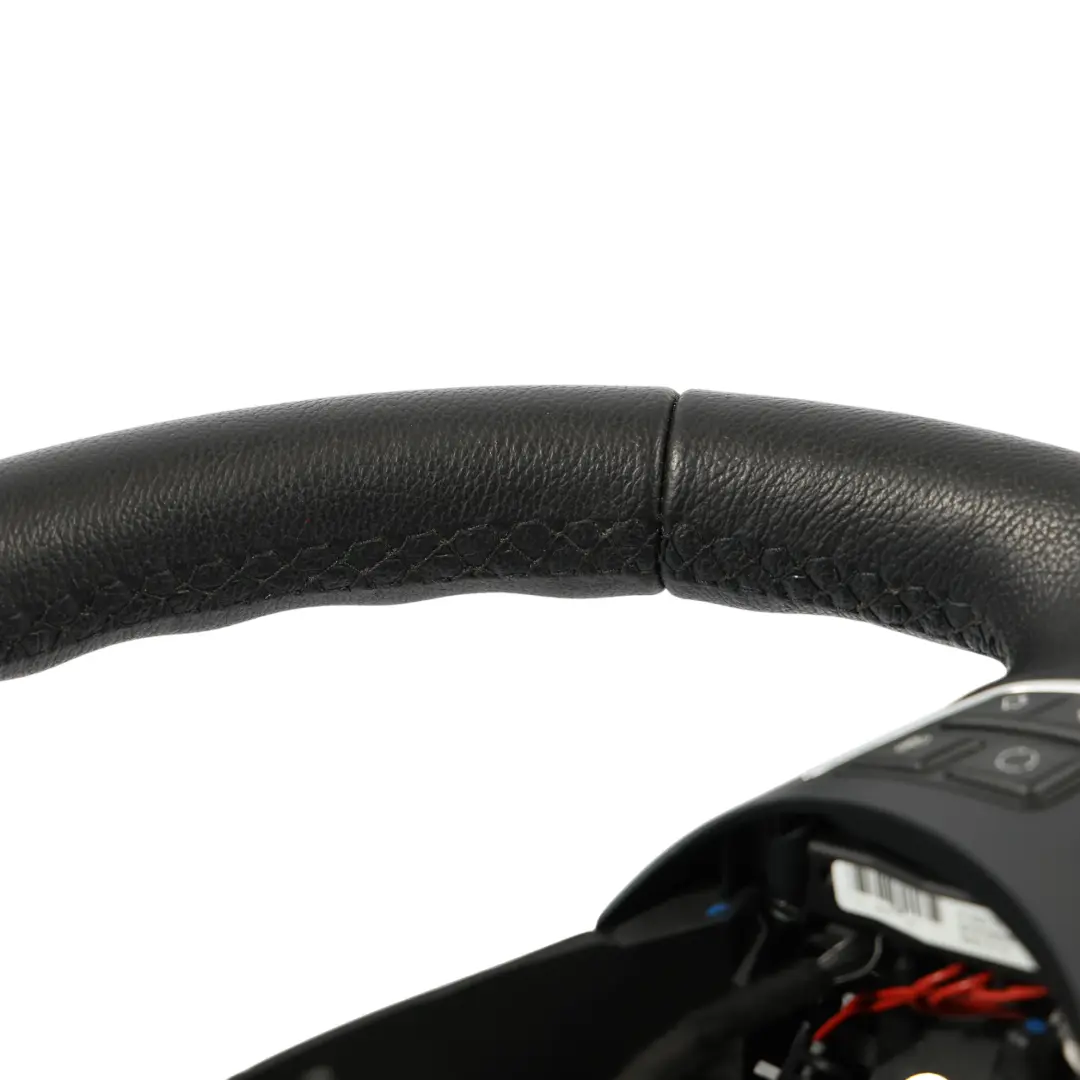 Sport Steering Wheel BMW E87 E90 E91 Black Leather Multifunction Paddles 6795857