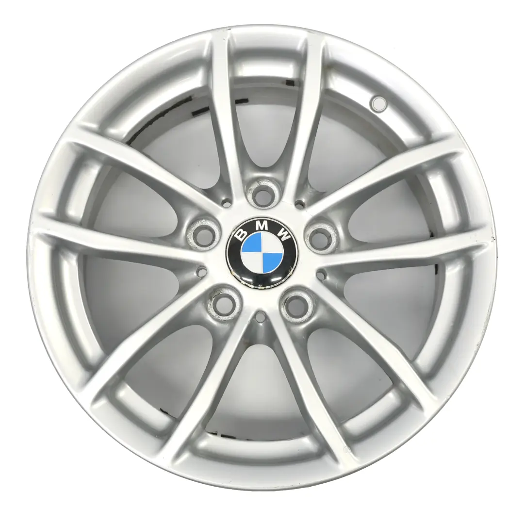 BMW F20 F21 F22 F23 Silver Wheel Alloy Rim 16" 7J ET:40 V-Spoke 378 6796202
