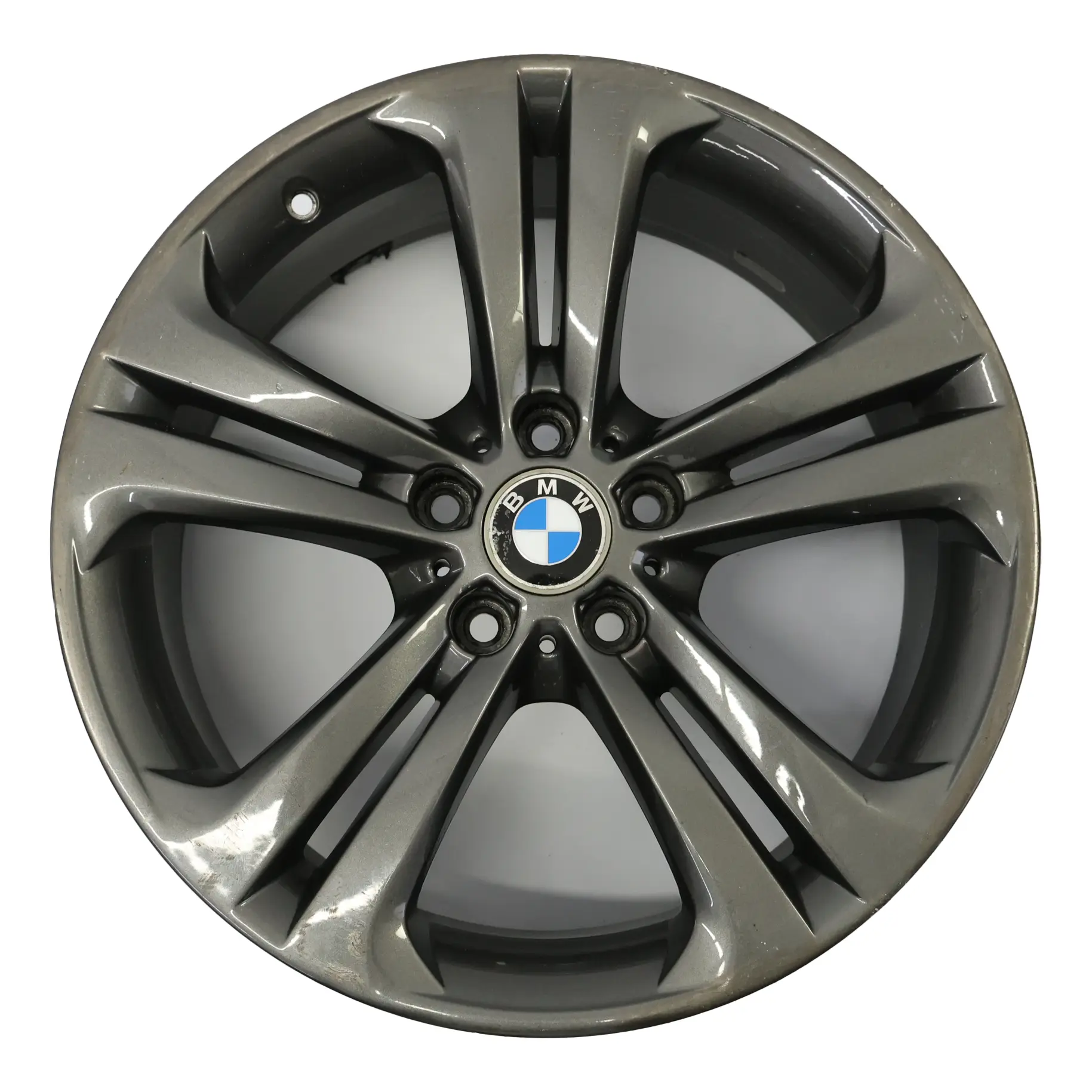 Cerchio In Lega Grigio BMW F30 F31 F32 19" 8J A Doppio Raggio 401 ET:36 6796256