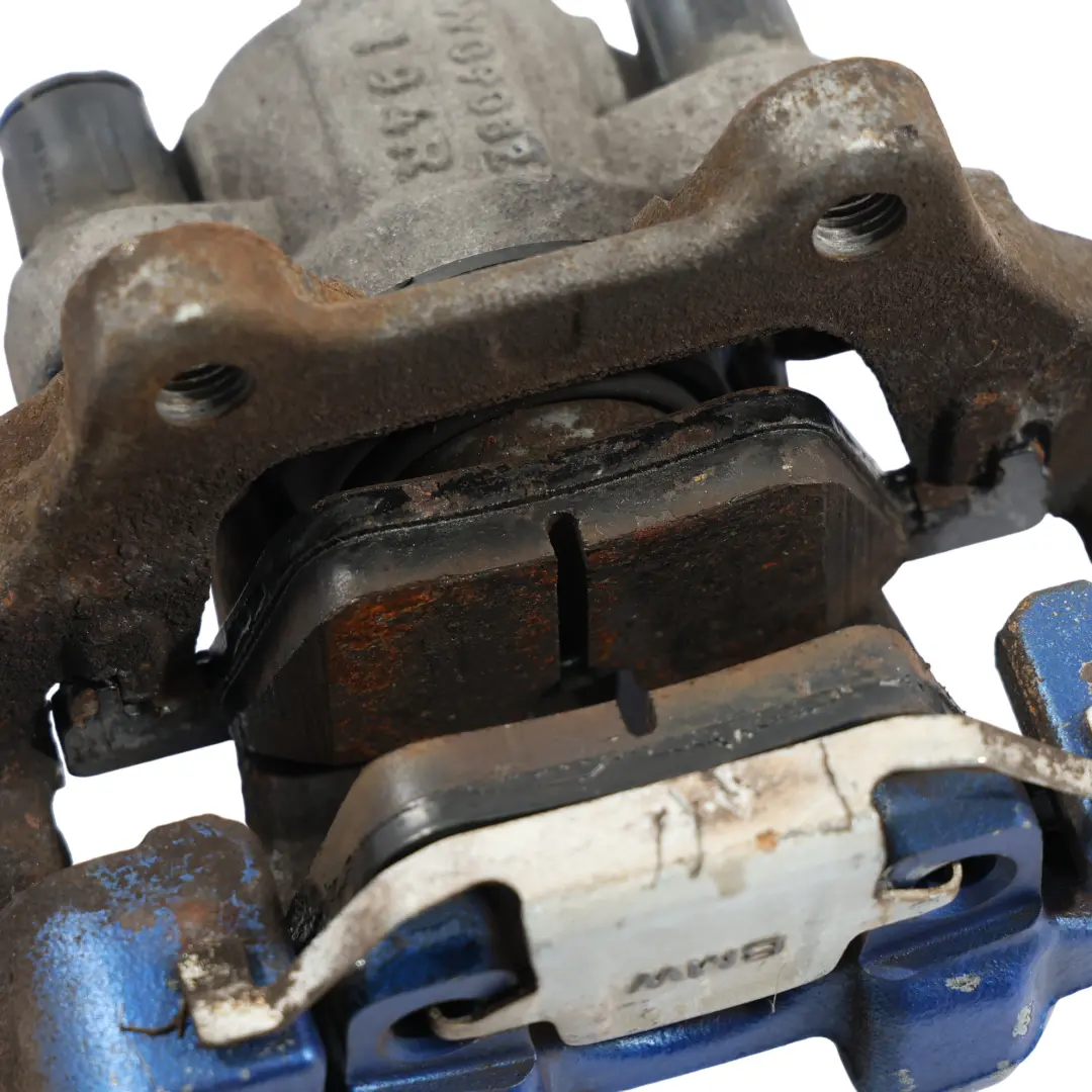 BMW F20 F21 F30 F31 Rear Brake Caliper Housing Carrier Right O/S Blue 6850858