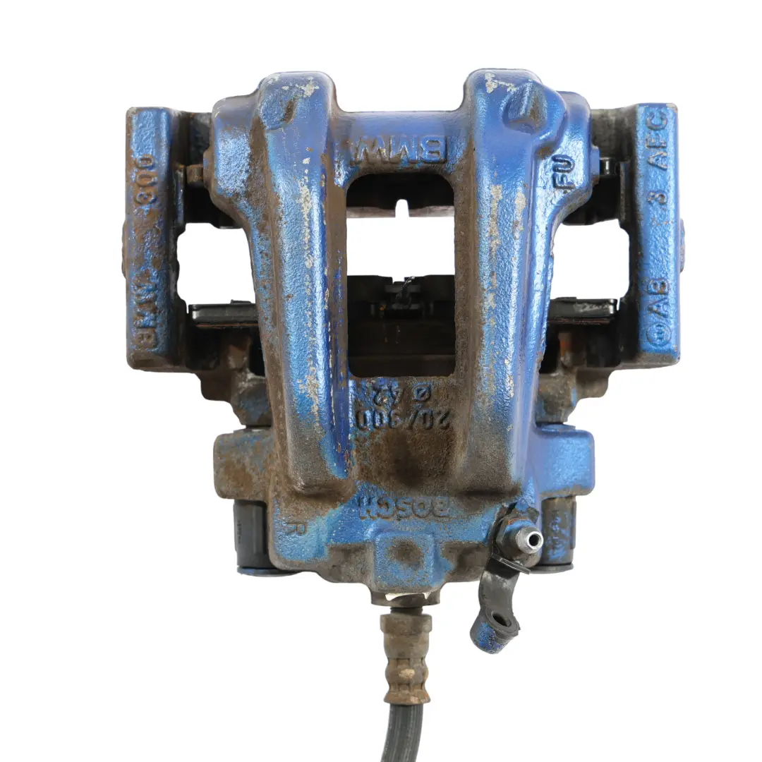 BMW F20 F21 F30 F31 Rear Brake Caliper Housing Carrier Right O/S Blue 6850858