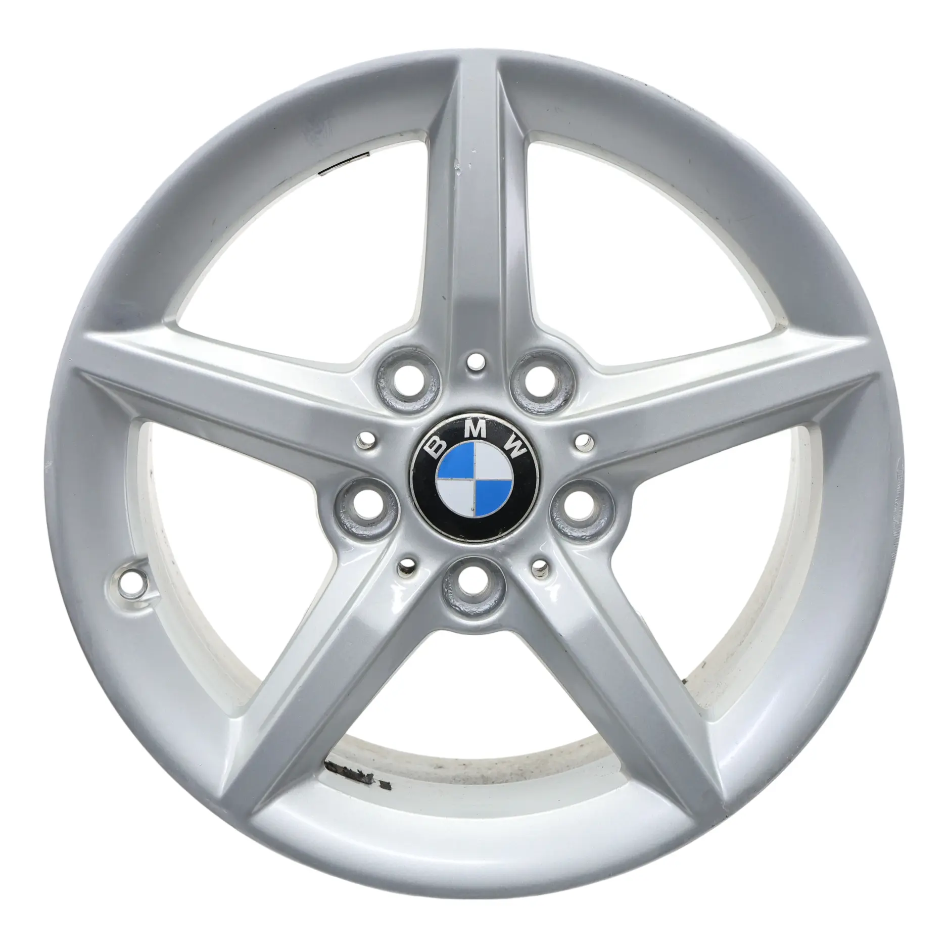 BMW F20 F21 F22 F23 Silver Wheel Alloy Rim 16" 7J ET:40 6866302 Star Spoke 654