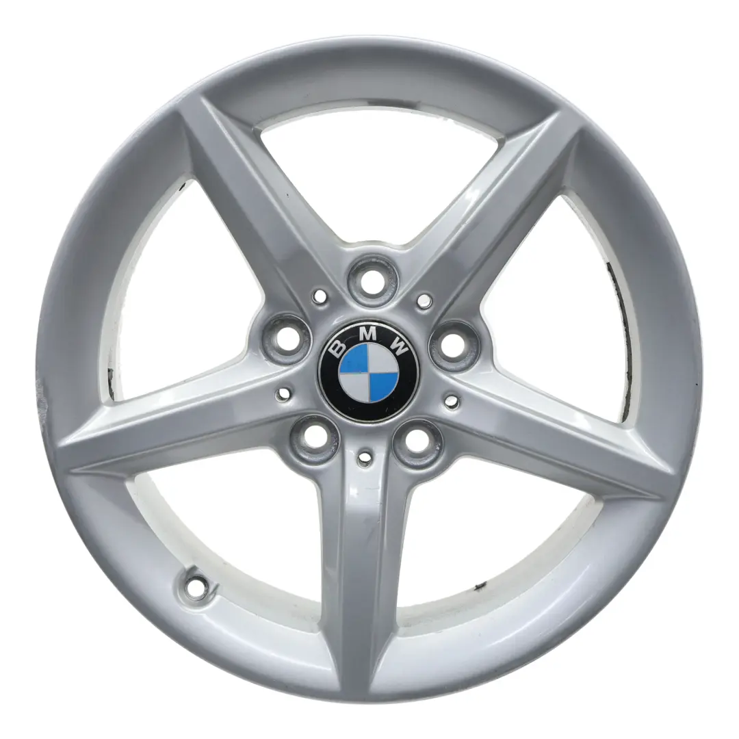 BMW F20 F21 F22 F23 Silver Wheel Alloy Rim 16" ET:40 7J 6866302 Star Spoke 654