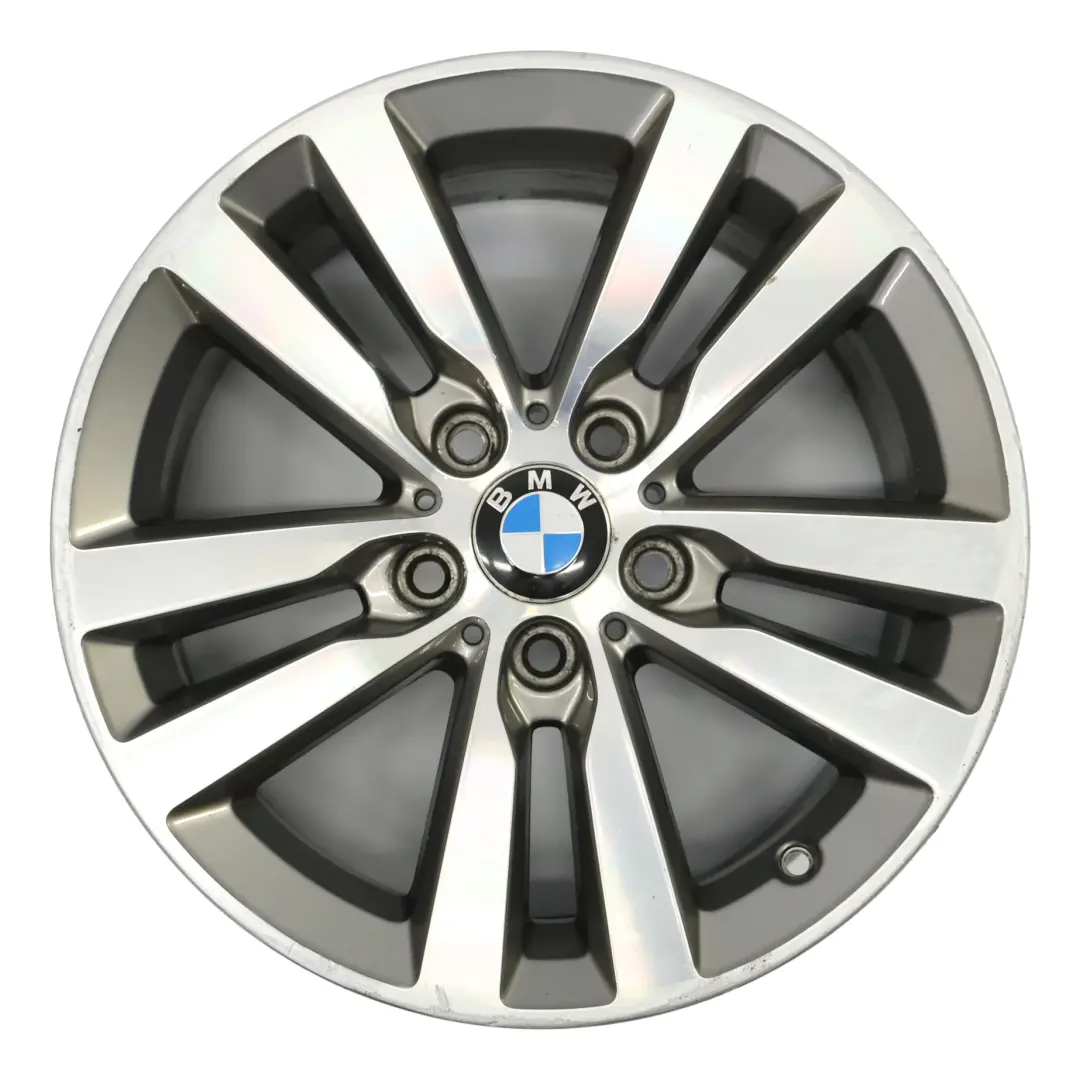 BMW F20 F21 F22 F23 Ferricgrey Wheel Alloy Rim 17" Double Spoke 655 ET:43 7,5J
