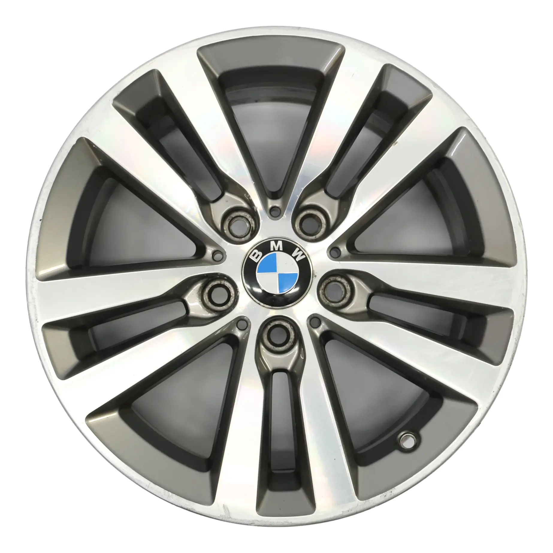 BMW F20 F21 F22 F23 Ferricgrey Wheel Alloy Rim 17" Double Spoke 655 ET:43 7,5J