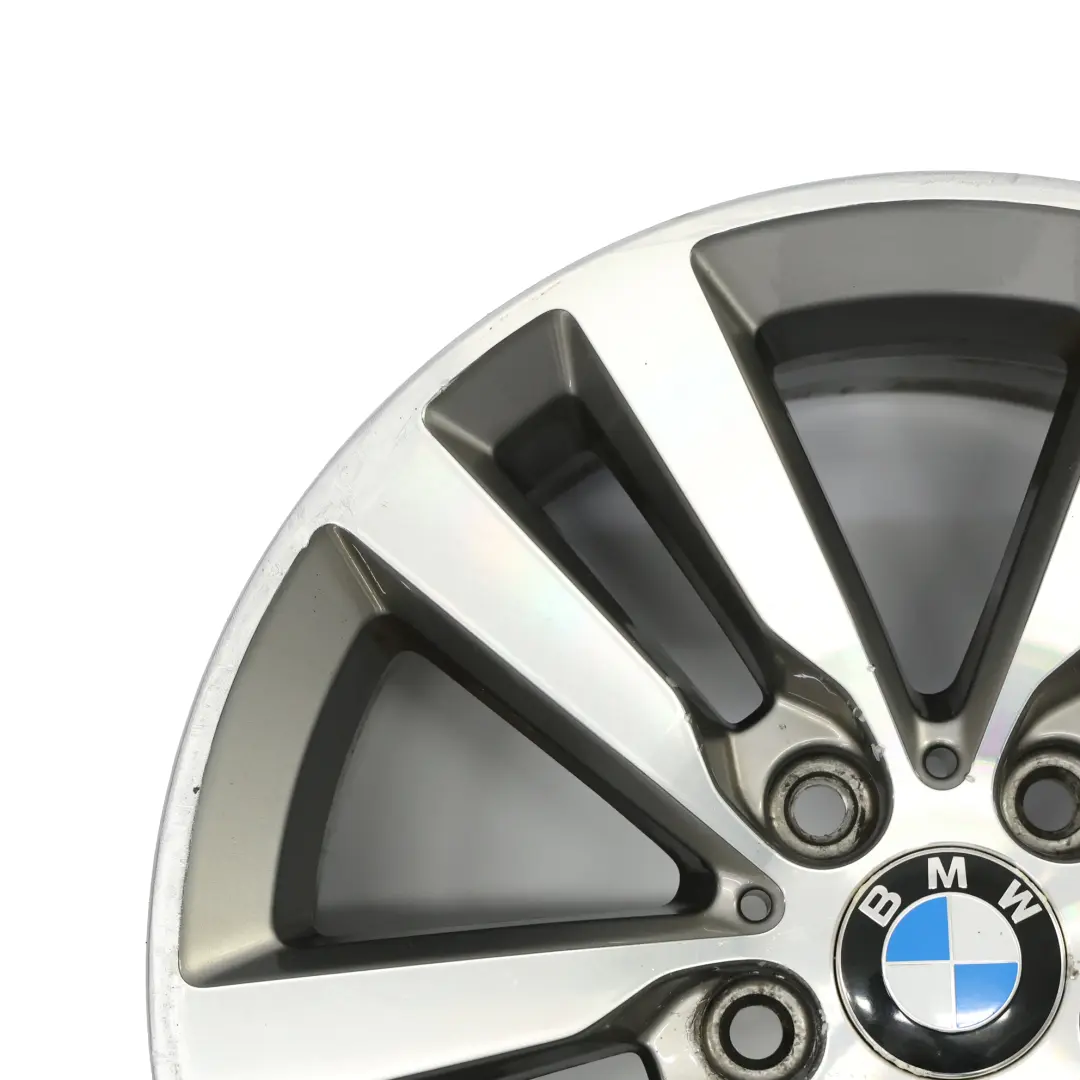 BMW F20 F21 F22 F23 Ferricgrey Wheel Alloy Rim 17" Double Spoke 655 ET:43 7,5J