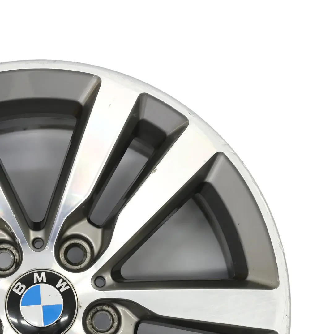 BMW F20 F21 F22 F23 Ferricgrey Wheel Alloy Rim 17" Double Spoke 655 ET:43 7,5J
