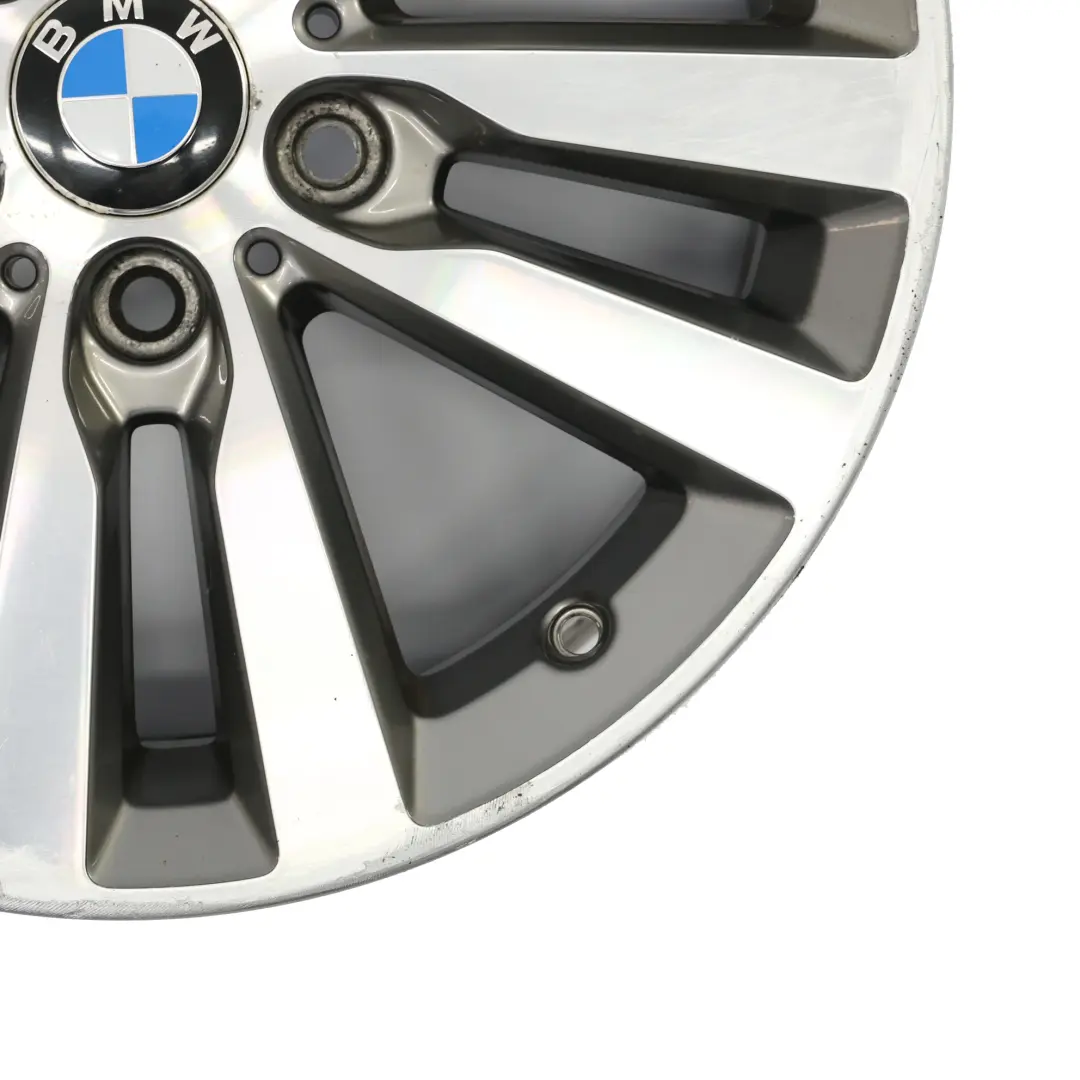 BMW F20 F21 F22 F23 Ferricgrey Wheel Alloy Rim 17" Double Spoke 655 ET:43 7,5J