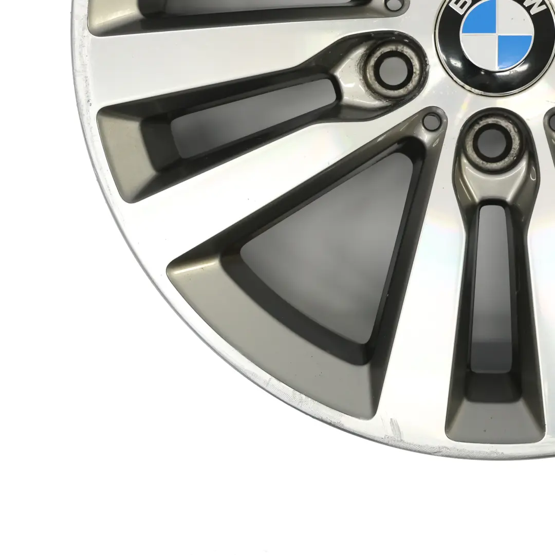 BMW F20 F21 F22 F23 Ferricgrey Wheel Alloy Rim 17" Double Spoke 655 ET:43 7,5J