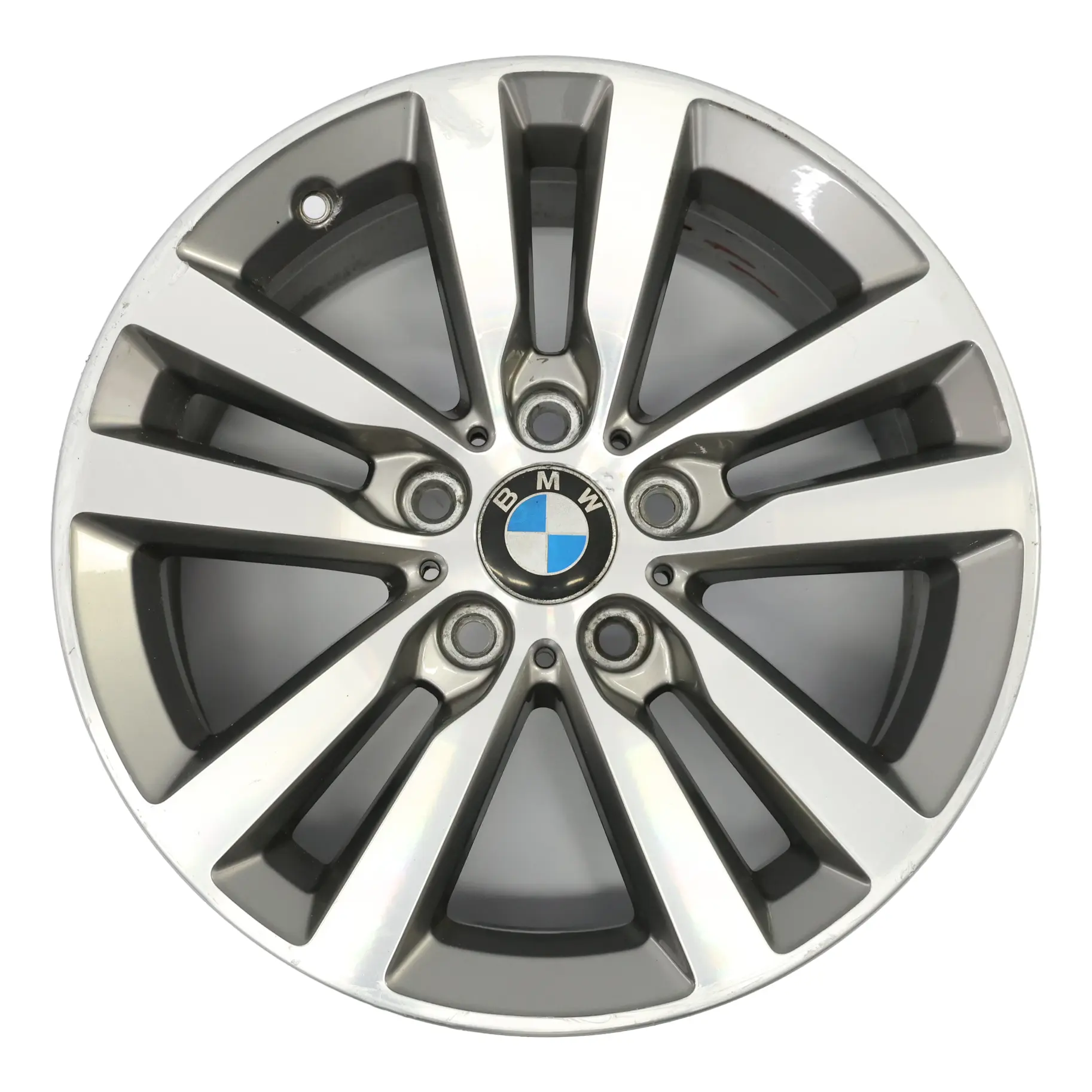 BMW F20 F21 F22 F23 Ferricgrey Wheel Alloy Rim 17" Double Spoke 655 ET:43 7,5J