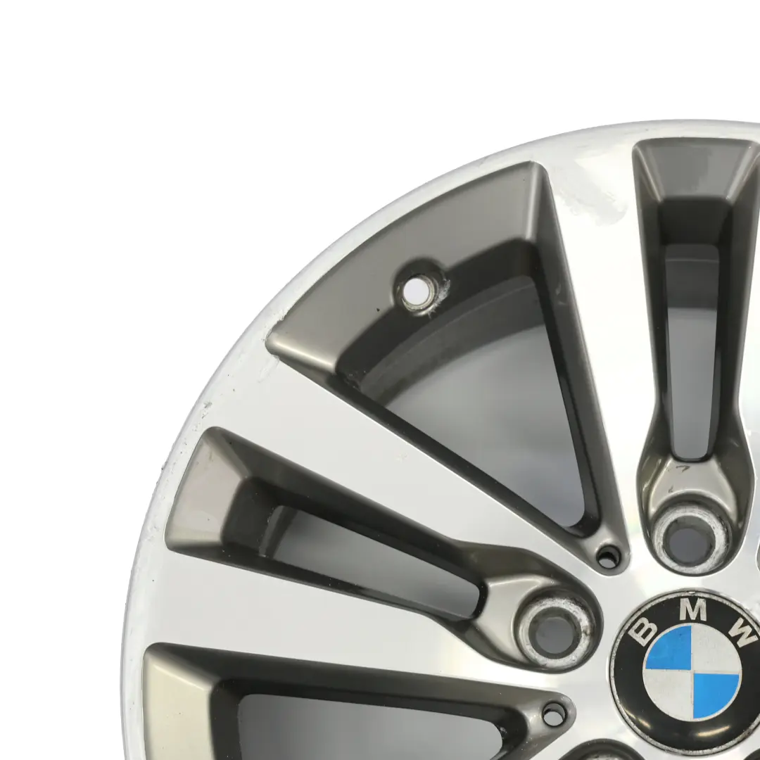 BMW F20 F21 F22 F23 Ferricgrey Wheel Alloy Rim 17" Double Spoke 655 ET:43 7,5J