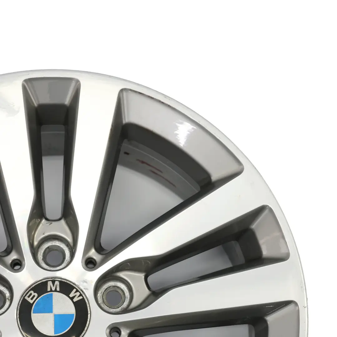 BMW F20 F21 F22 F23 Ferricgrey Wheel Alloy Rim 17" Double Spoke 655 ET:43 7,5J