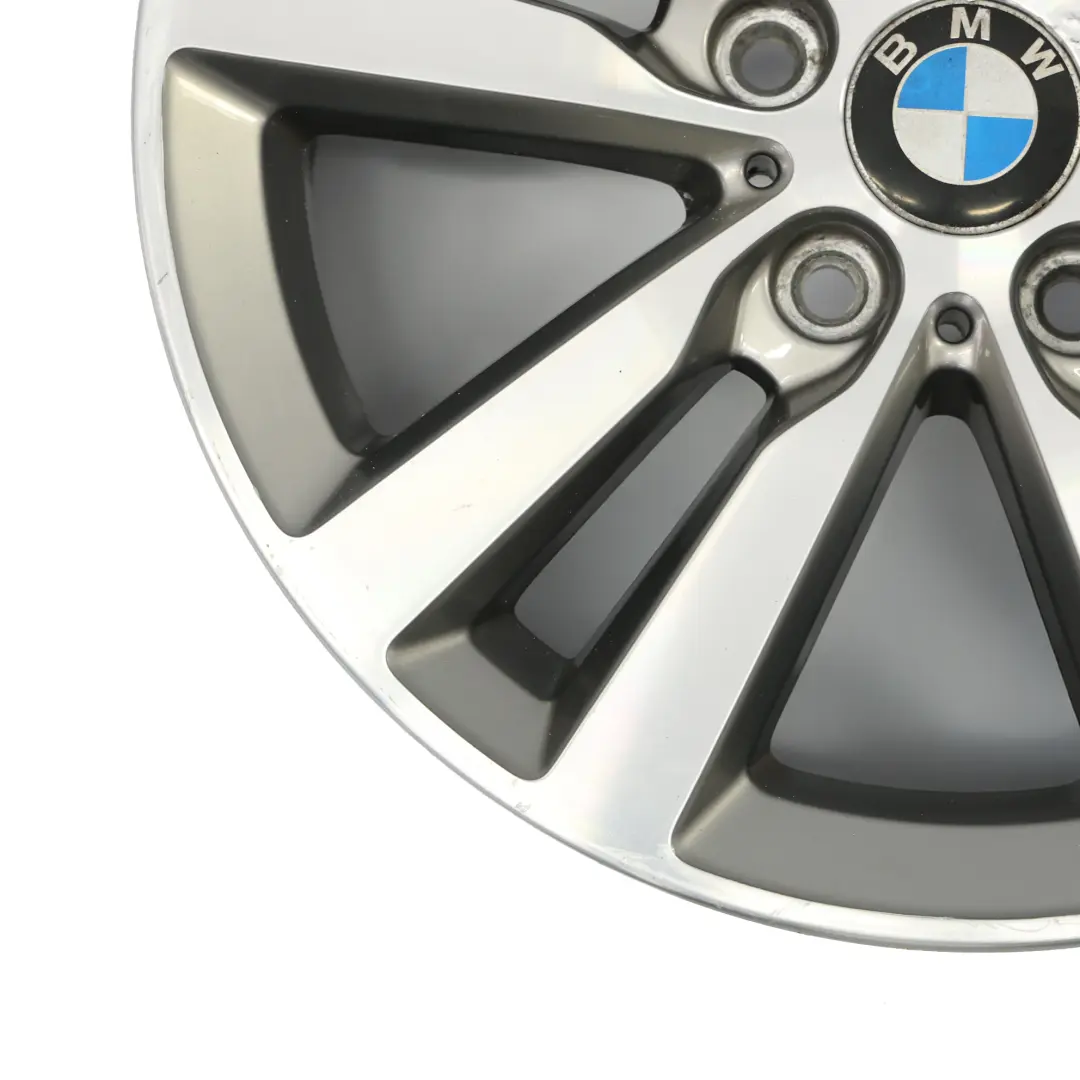 BMW F20 F21 F22 F23 Ferricgrey Wheel Alloy Rim 17" Double Spoke 655 ET:43 7,5J