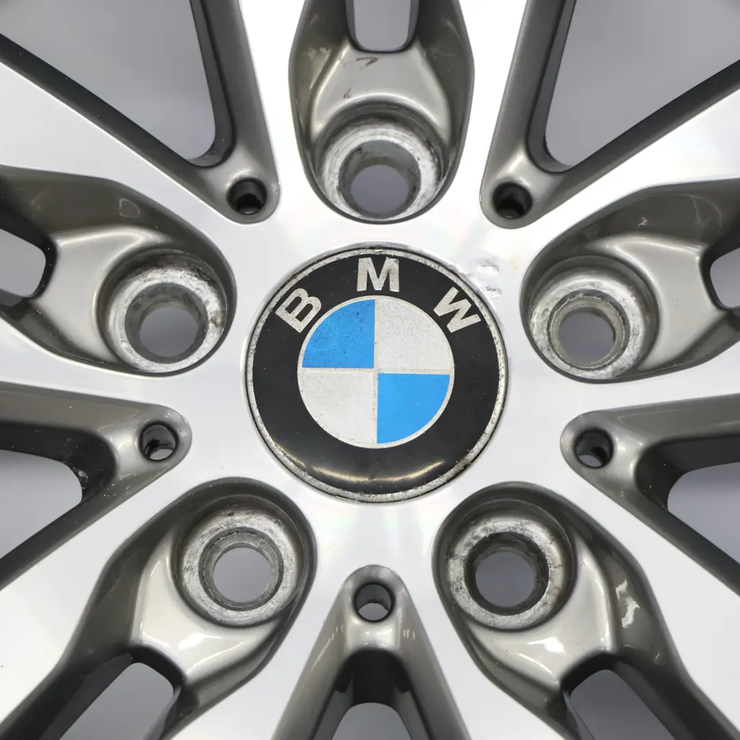 BMW F20 F21 F22 F23 Ferricgrey Wheel Alloy Rim 17" Double Spoke 655 ET:43 7,5J