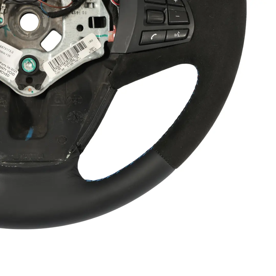 Volant BMW X3 F25 X4 F26 NEUF Cuir Noir Alcantara Multifonction