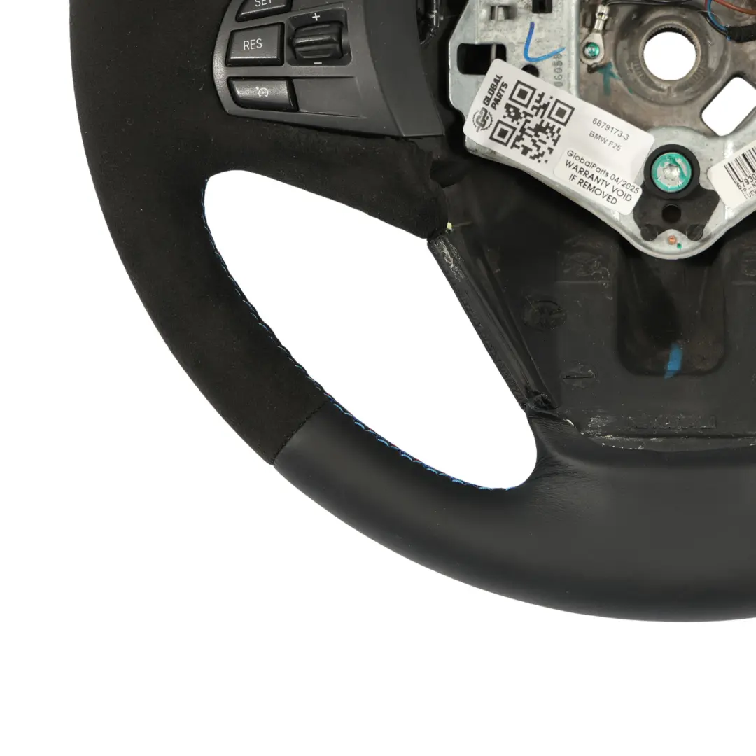 Volant BMW X3 F25 X4 F26 NEUF Cuir Noir Alcantara Multifonction