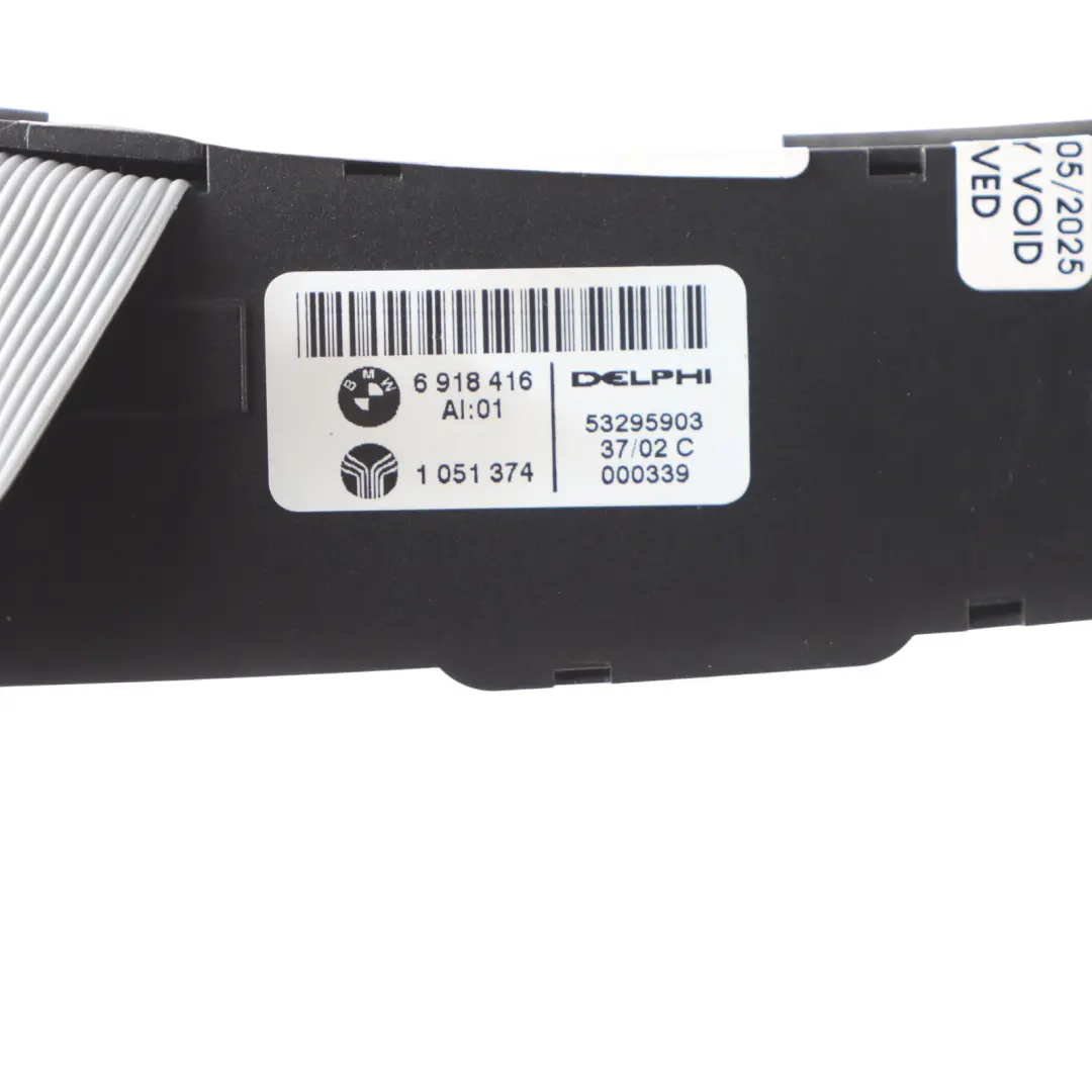 BMW E66 Rear Seat Adjustment Control Switch Panel Right O/S 6918416