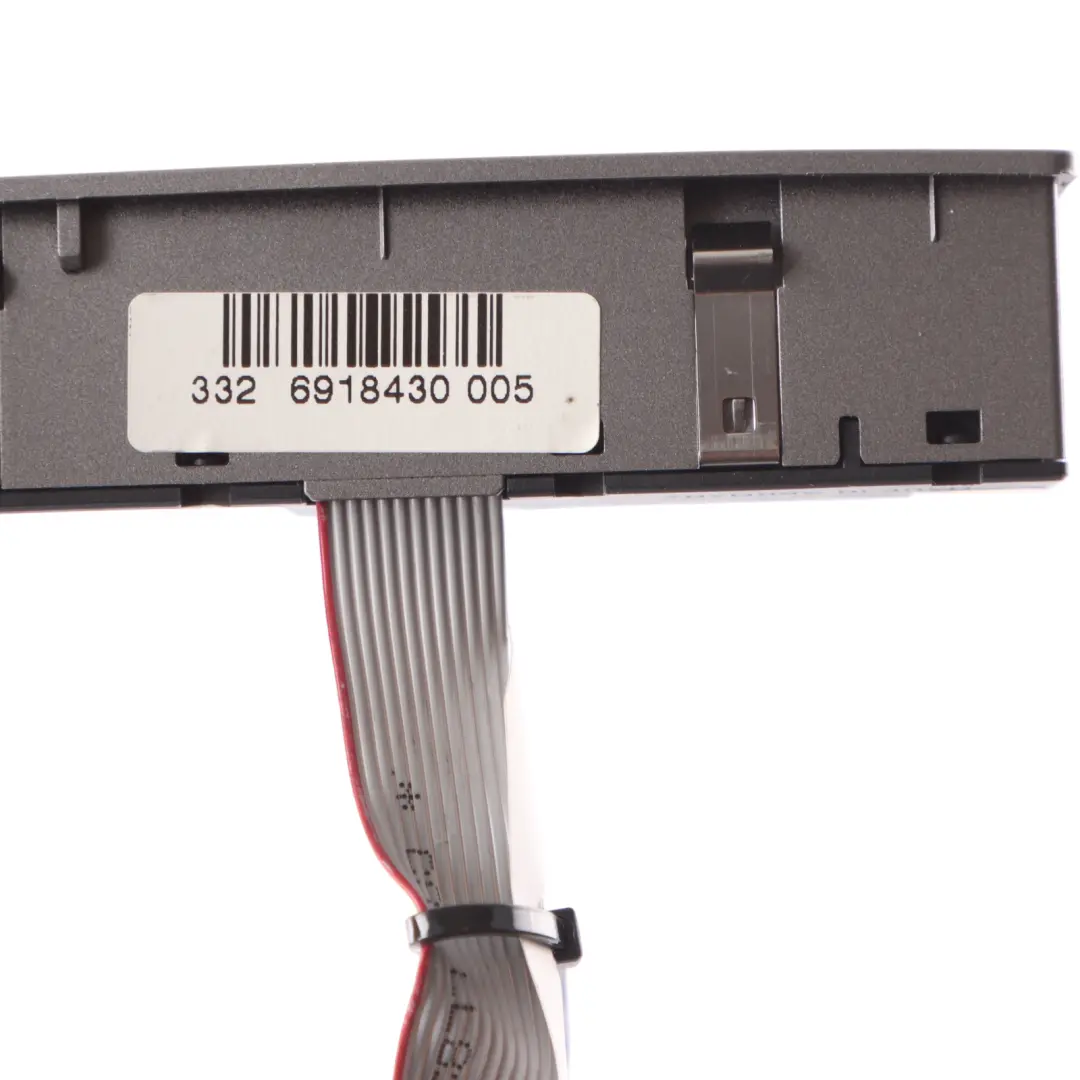 BMW E66 Rear A/C Air Conditioning Heating Switch Block Panel Right O/S 6918430