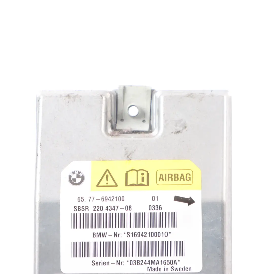 BMW E60 Air Module Control Unit Gateway Sensor B Pillar Right O/S 6942100