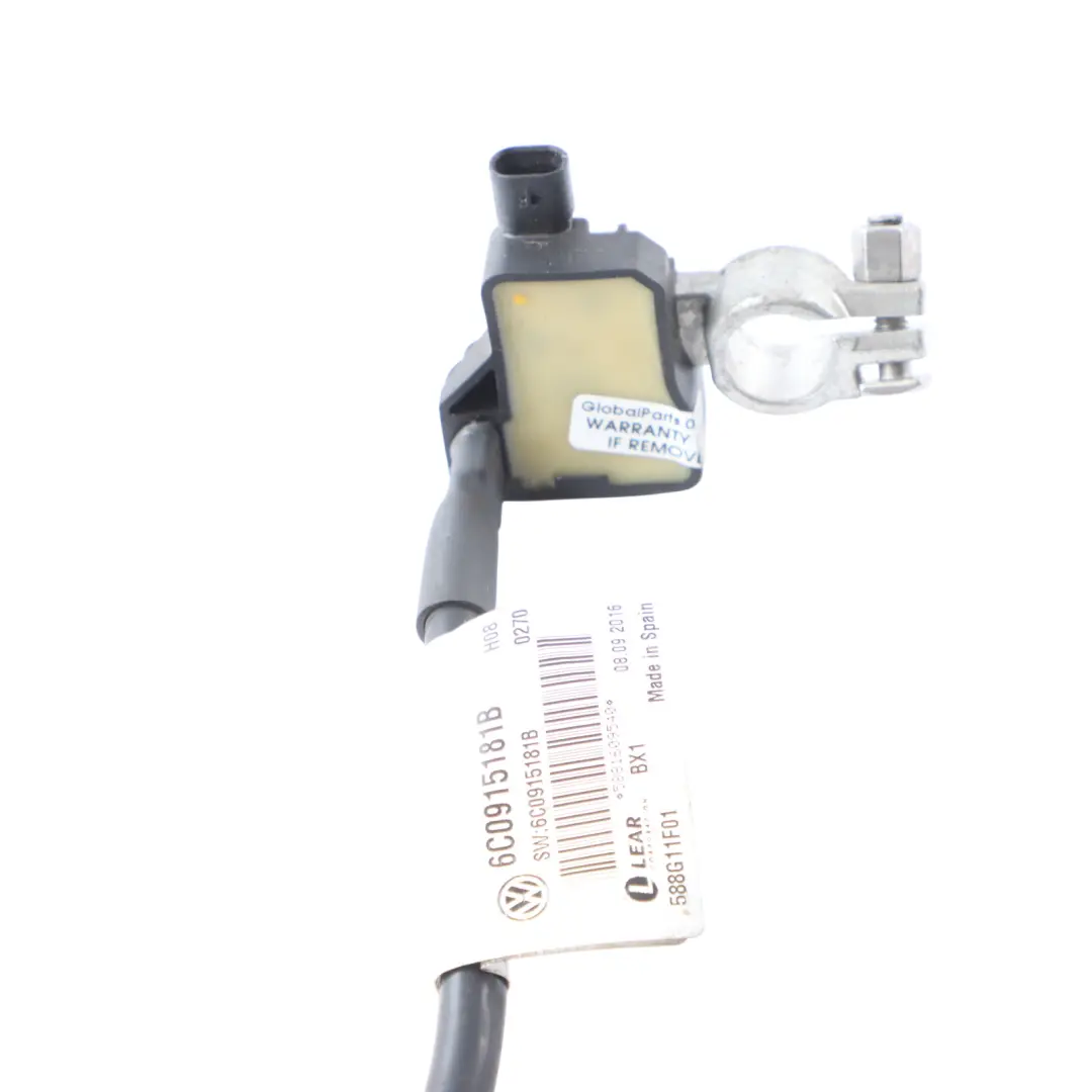 Audi A1 8X Negative Battery Terminal Earth Cable Lead 6C0915181B
