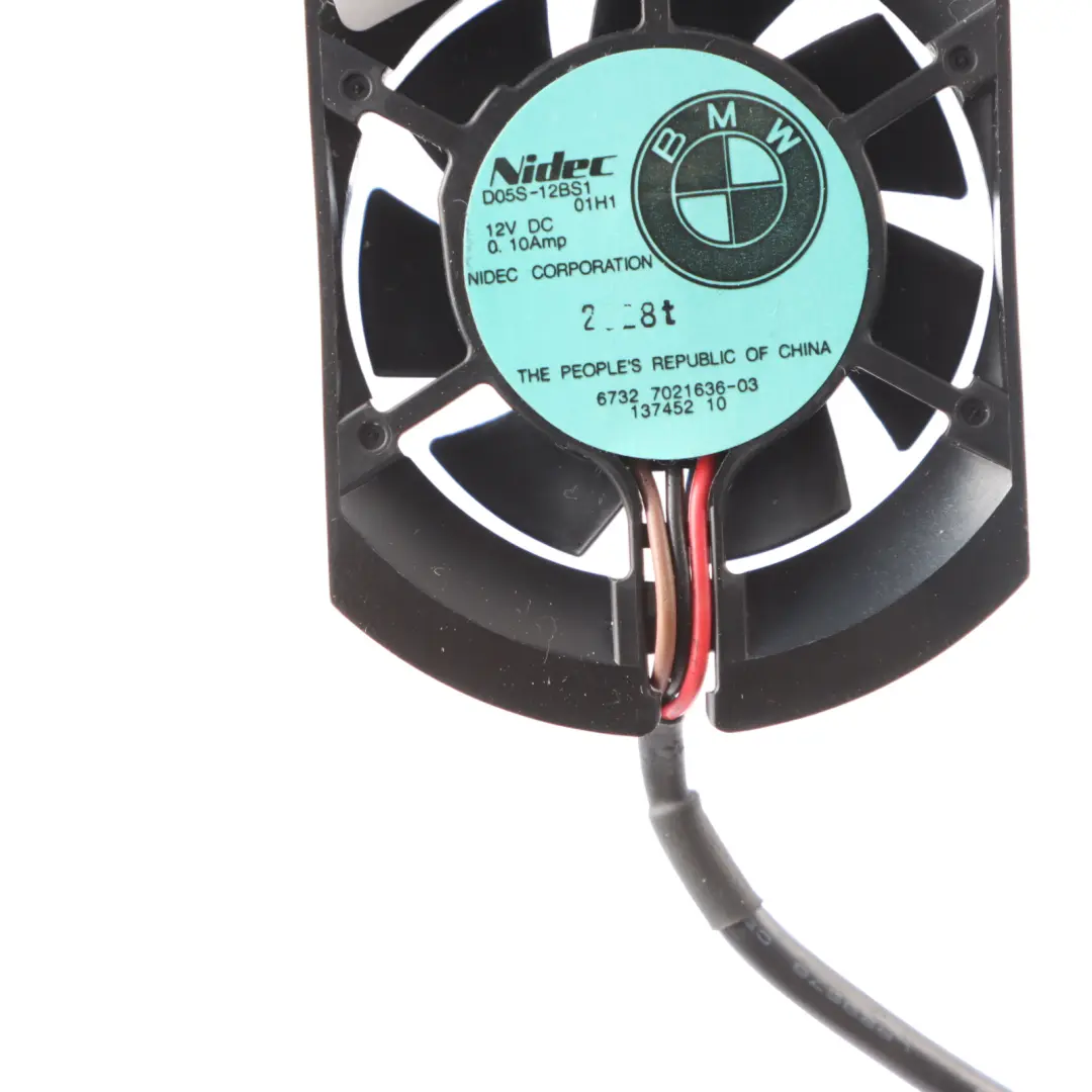 BMW E60 E66 Front Seat Ventilation Cooling Blower Fan Shroud 7021636