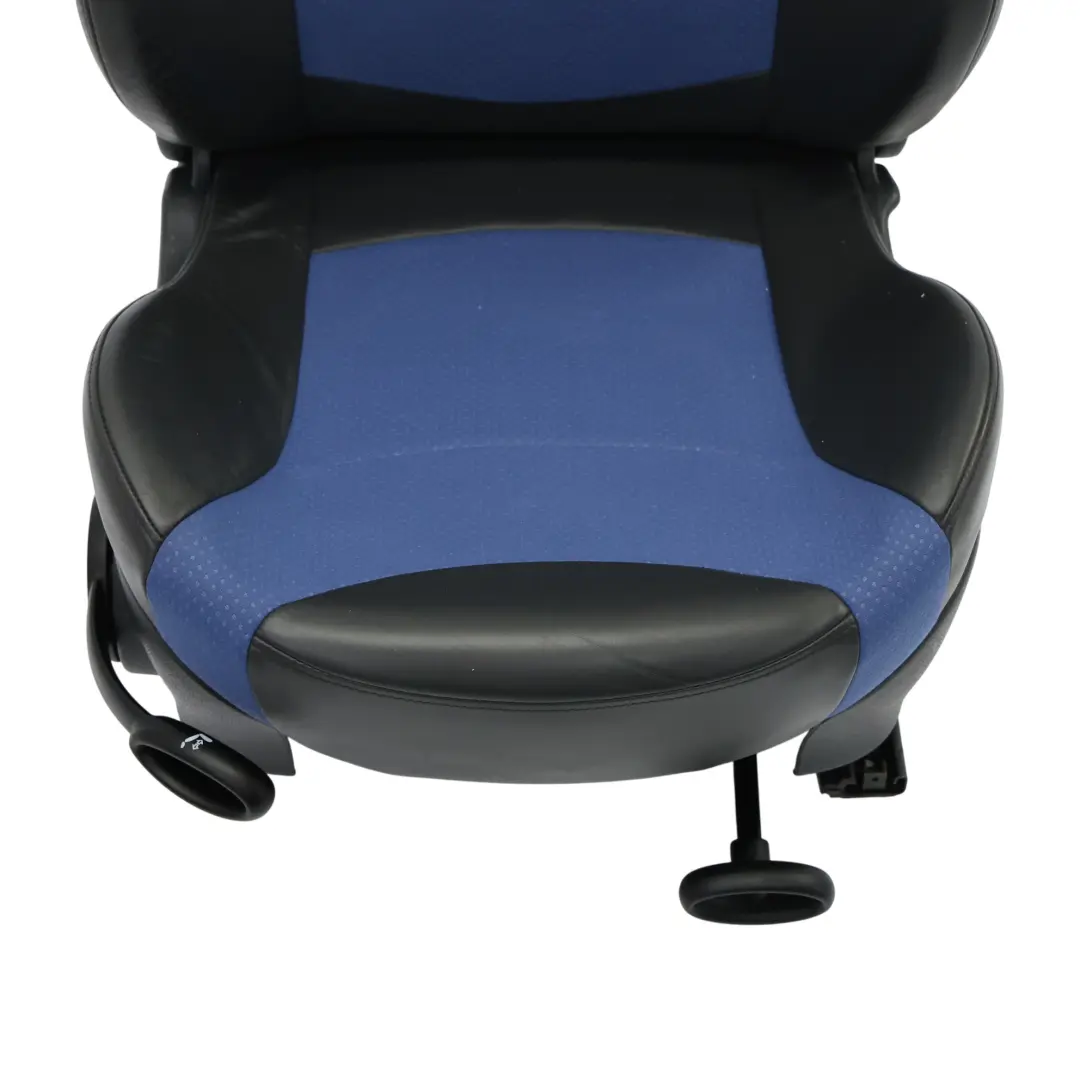 Mini Cooper S R50 R53 Front Right O/S Sport Cloth / Leather Seat Satellite Blue