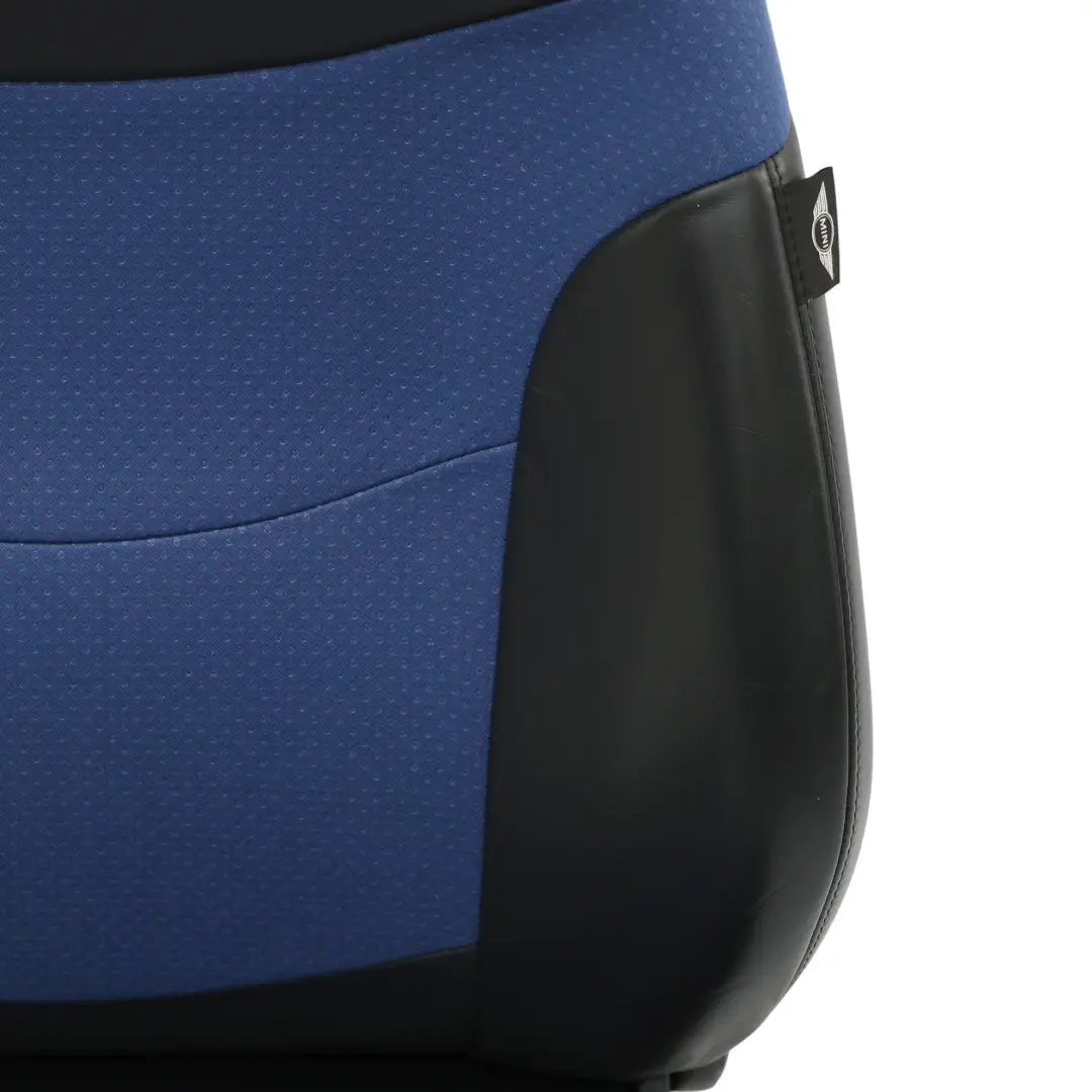 Mini Cooper S R50 R53 Front Right O/S Sport Cloth / Leather Seat Satellite Blue