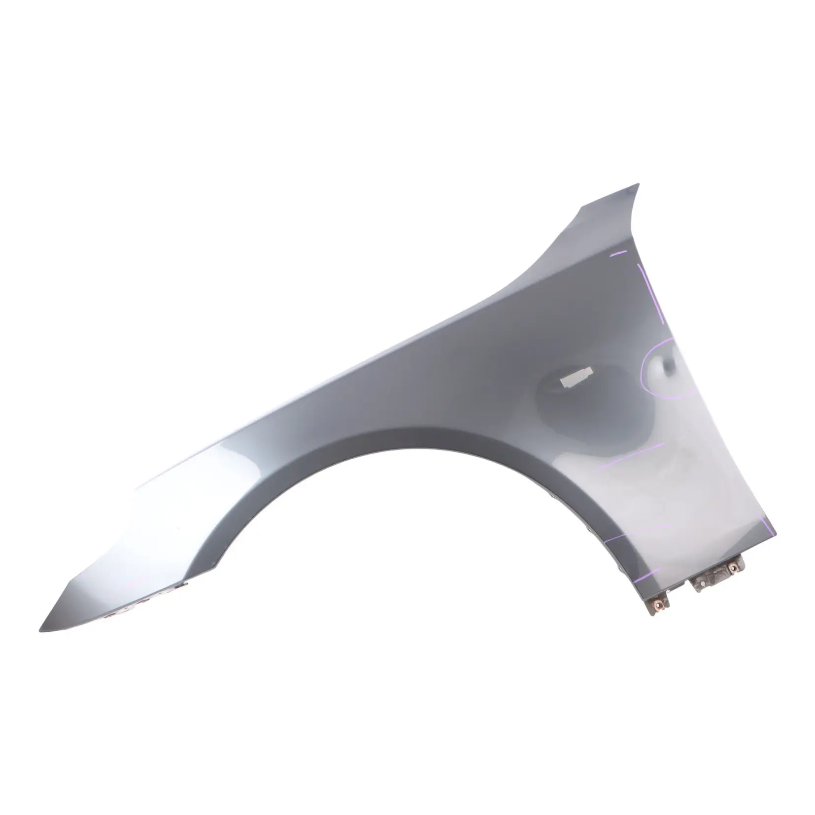 Side Panel BMW E60 E61 Wing Fender Front Left N/S Platingrau Grey Metallic - A68