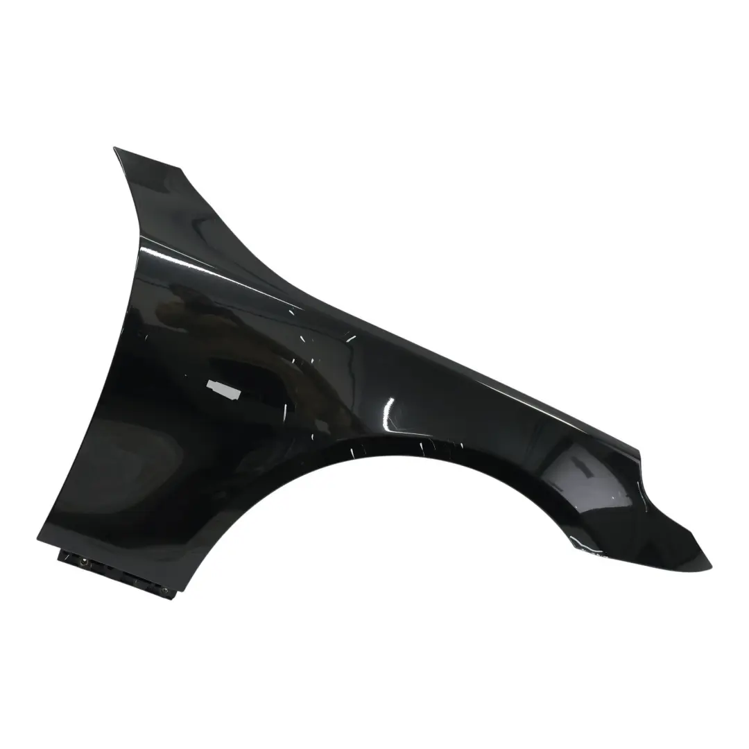 BMW E60 Side Wing Panel Fender Front Right O/S Black Sapphire Metallic - 475