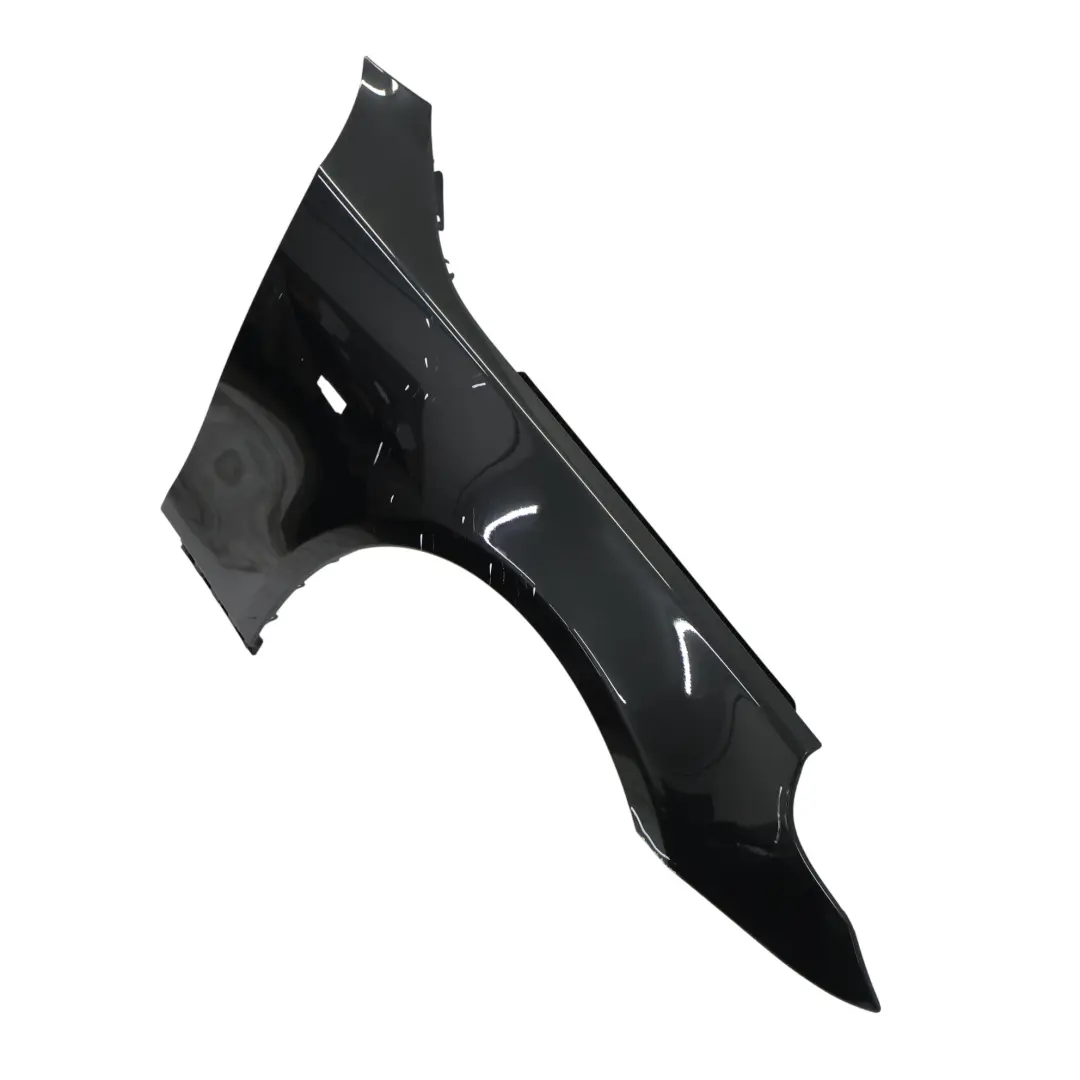 BMW E60 Side Wing Panel Fender Front Right O/S Black Sapphire Metallic - 475