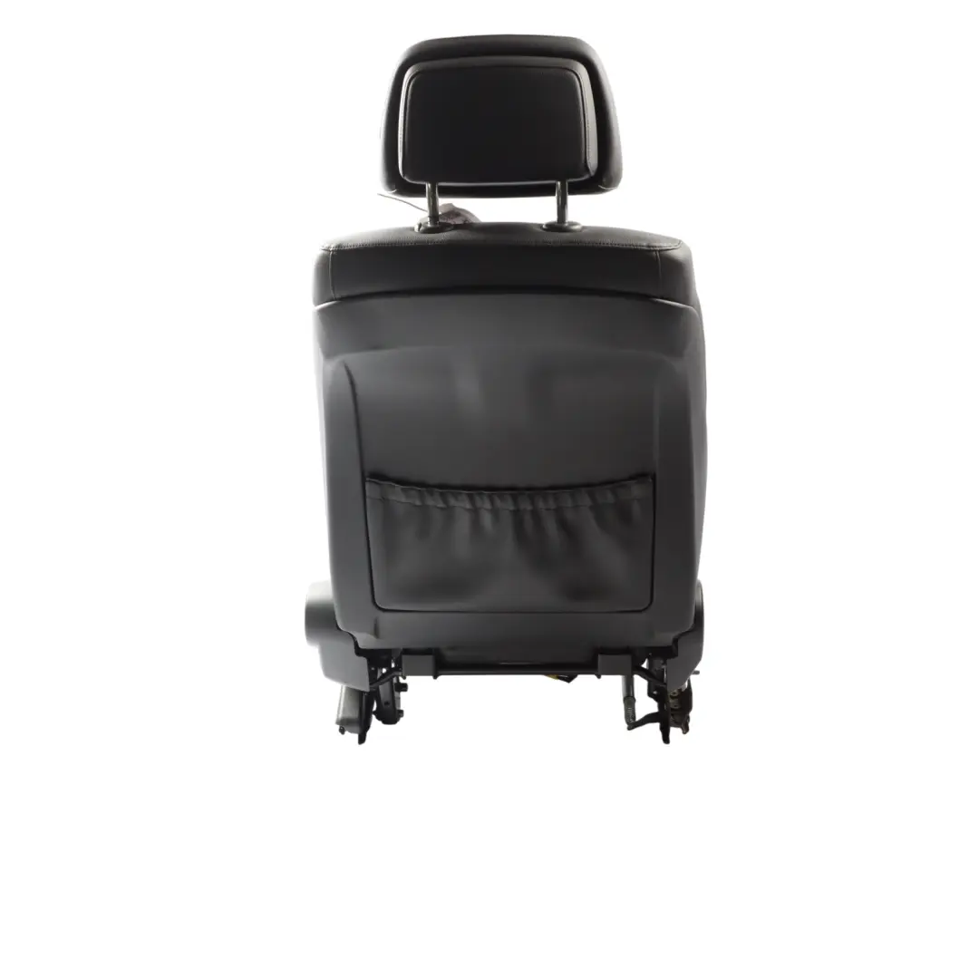 Front Seat BMW E60 E61 Heated Electric Imitation Leather Cover Left N/S Black