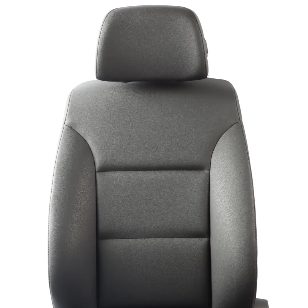 Front Seat BMW E60 E61 Heated Electric Imitation Leather Cover Left N/S Black
