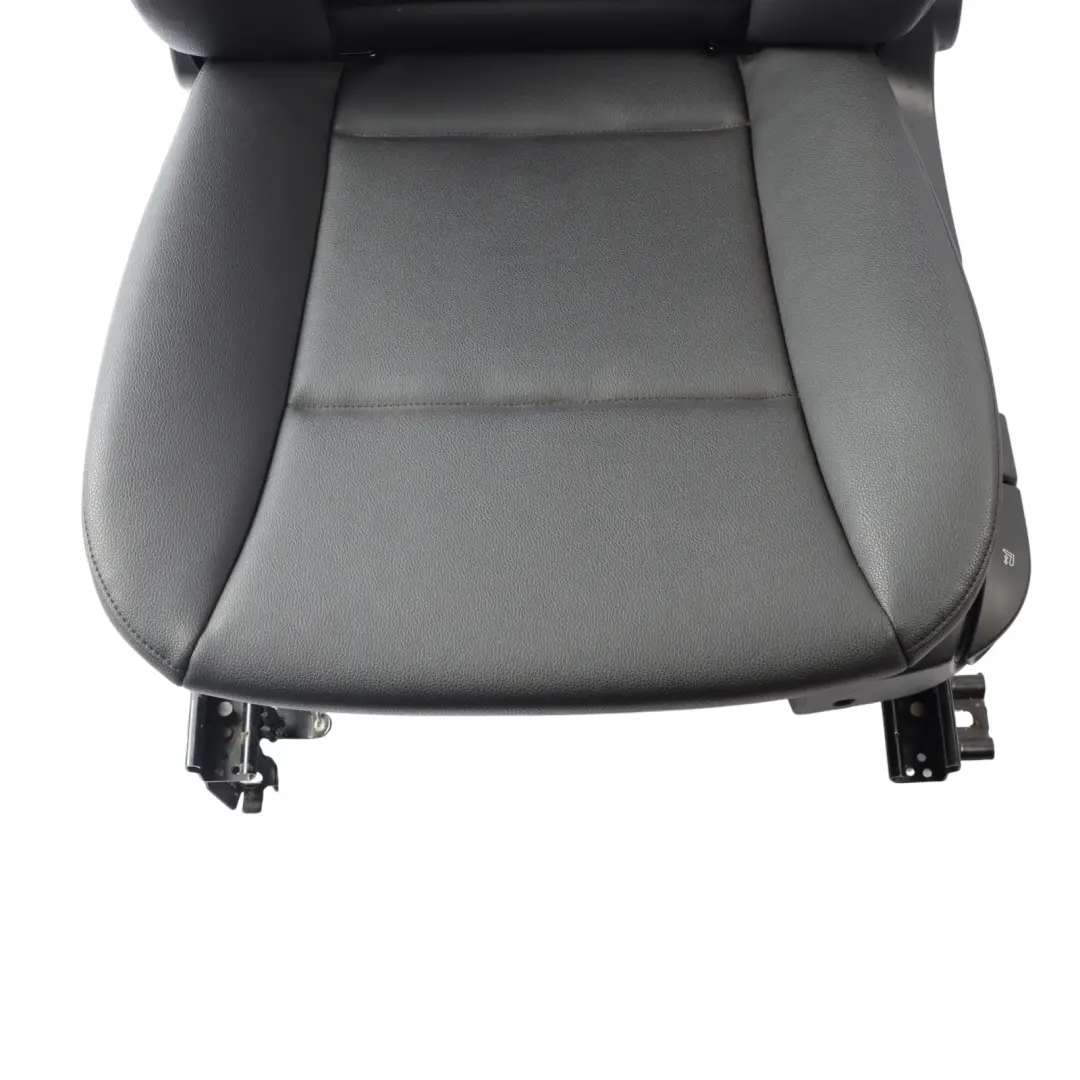 Front Seat BMW E60 E61 Heated Electric Imitation Leather Cover Left N/S Black