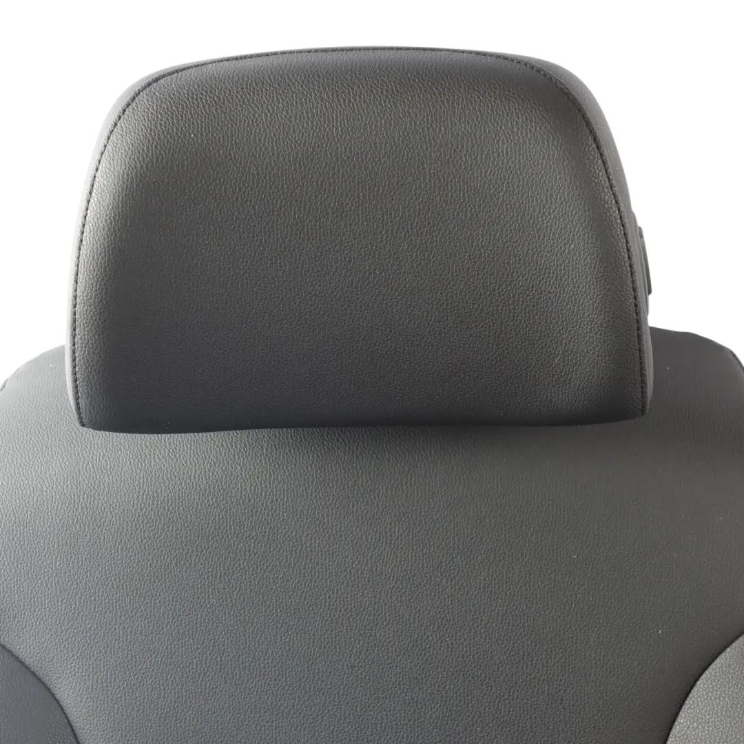 Front Seat BMW E60 E61 Heated Electric Imitation Leather Cover Left N/S Black
