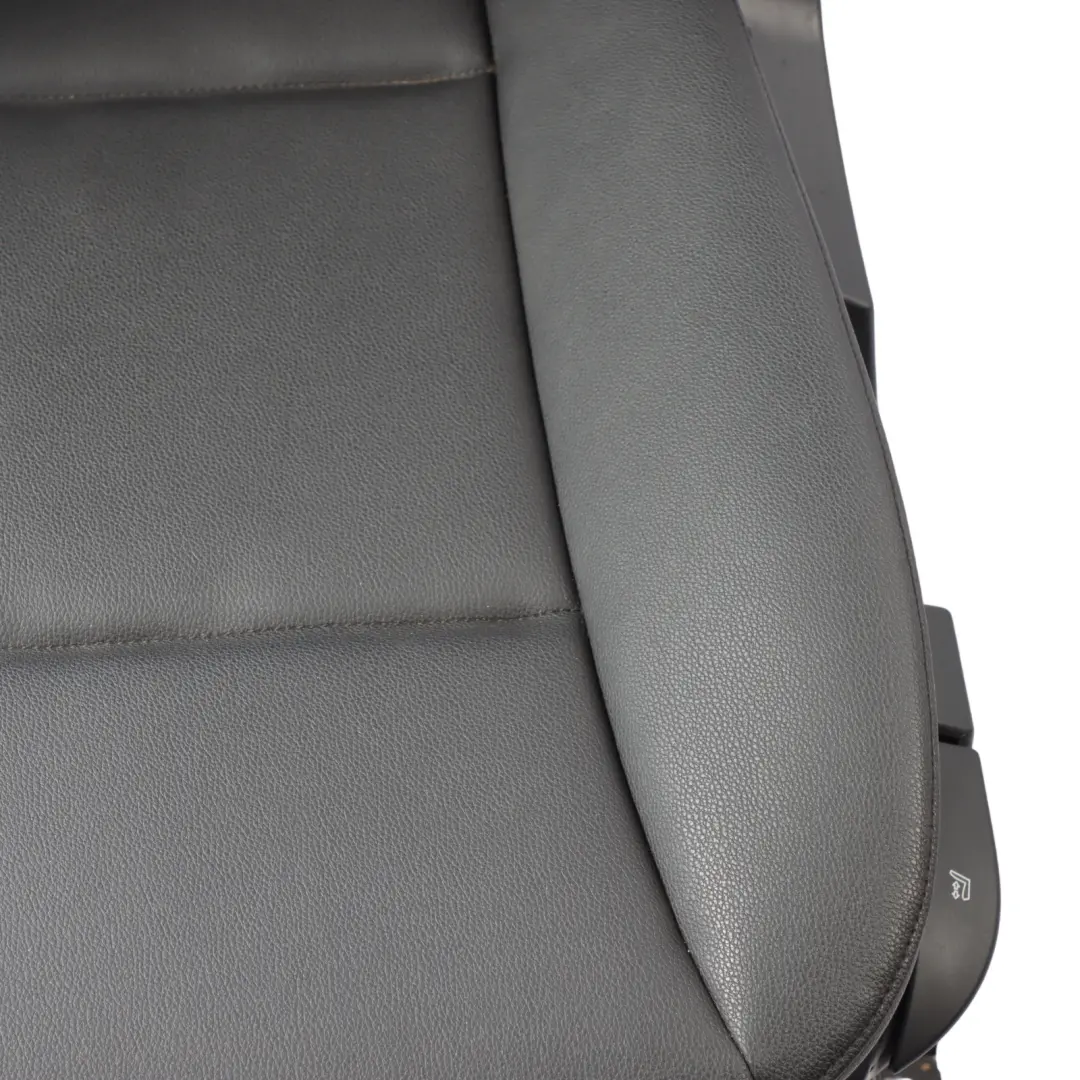 Front Seat BMW E60 E61 Heated Electric Imitation Leather Cover Left N/S Black