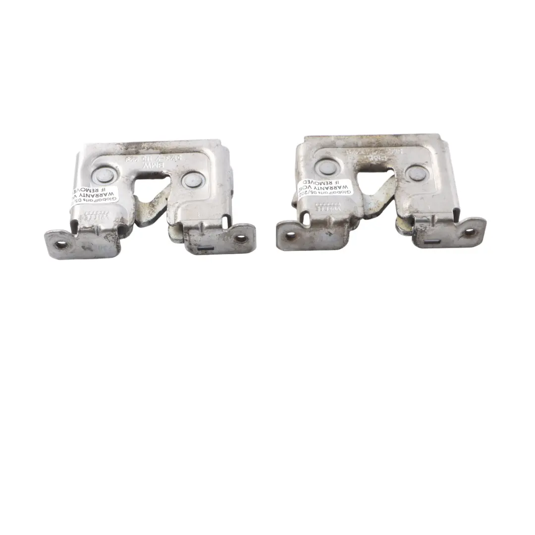 BMW E60 E81 E87 E90 E91 2x Bonnet Open Catch Lock Release Mechanism Set 7115229