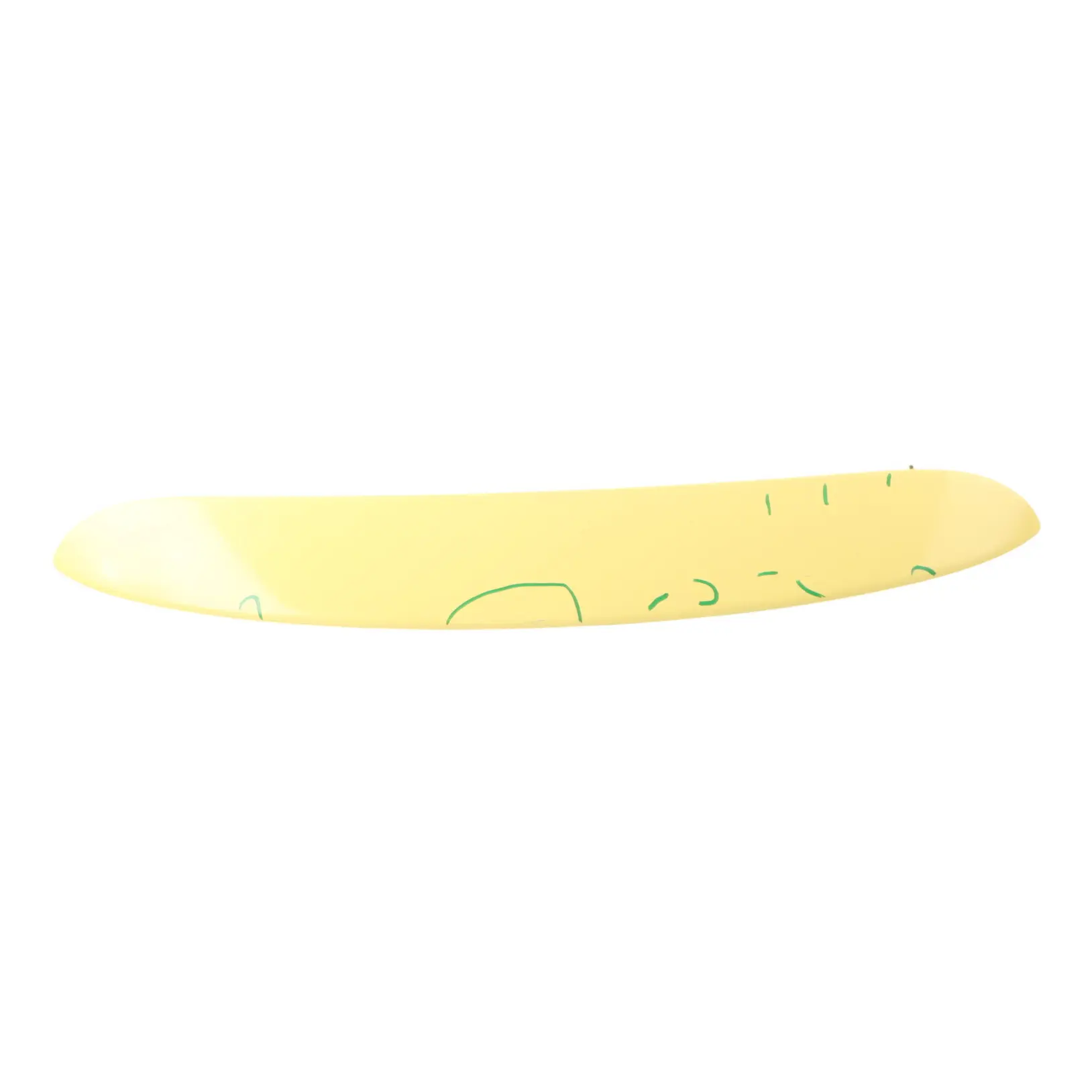 Mini Cooper R56 Rear Wing Spoiler Panel Trunk Lid Trim Liquid Yellow - 902