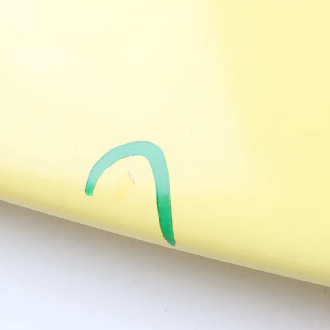 Mini Cooper R56 Rear Wing Spoiler Panel Trunk Lid Trim Liquid Yellow - 902