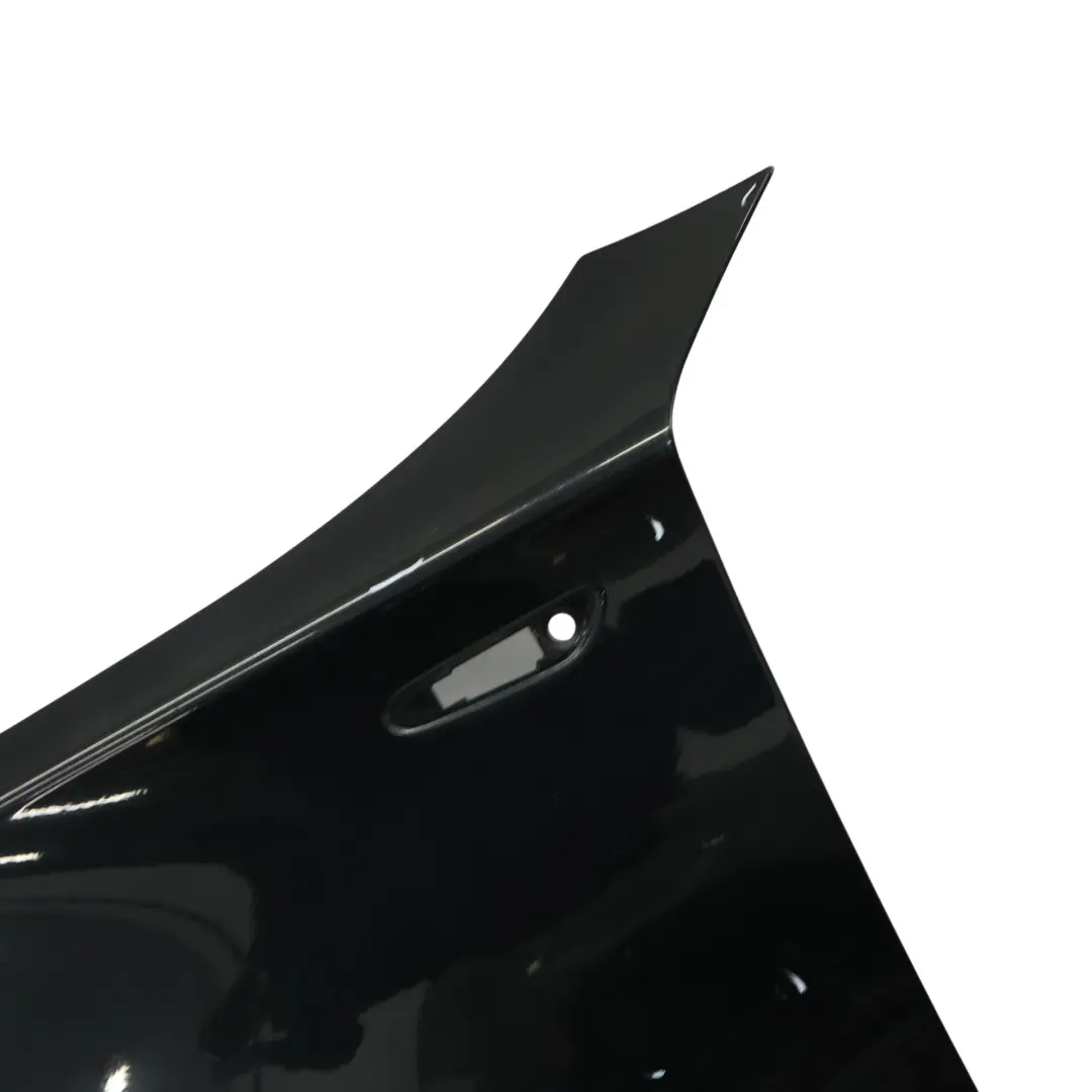 BMW E81 E87 Błotnik Przedni Lewy Black Sapphire Czarny Metalik - 475