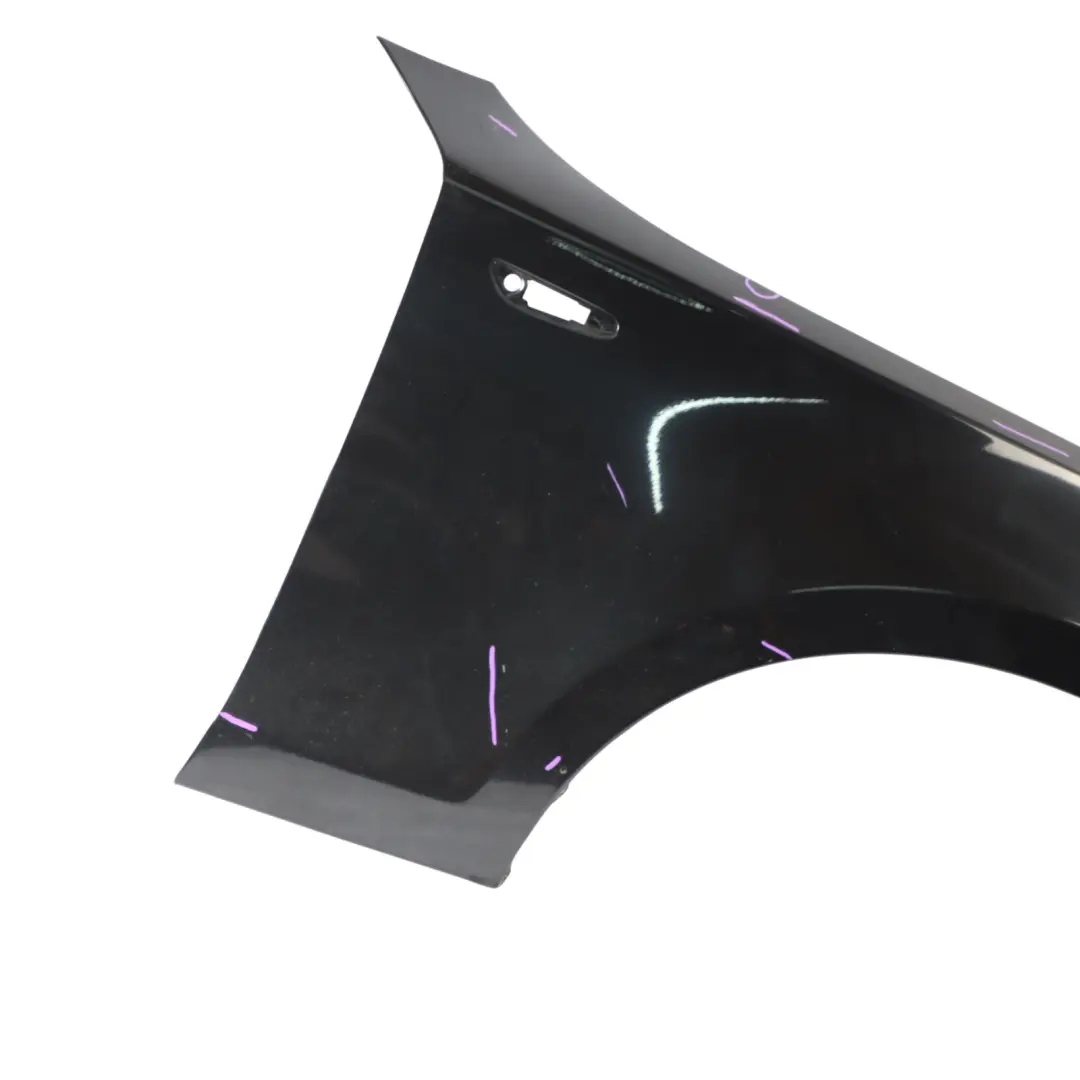BMW E81 E87 Side Panel Fender Wing Front Right O/S Black Sapphire Metallic 475