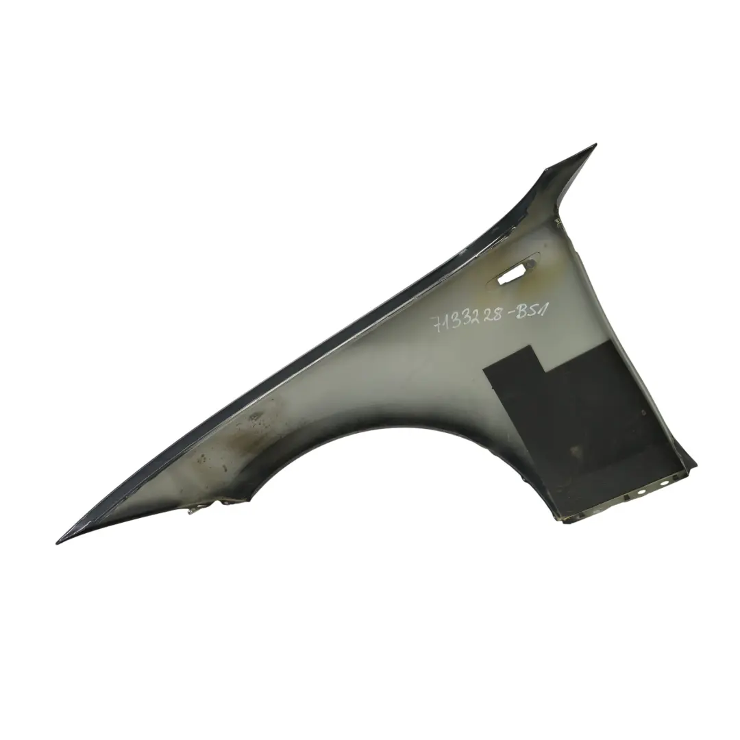 BMW E81 E87 Side Panel Fender Wing Front Right O/S Black Sapphire - 475