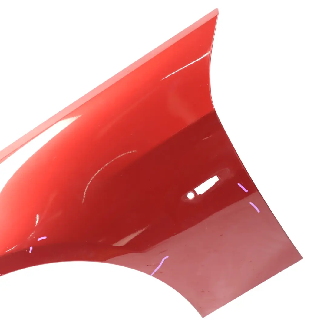 BMW E90 E91 Side Panel Fender Wing Front Left N/S Vermilion Red - A82