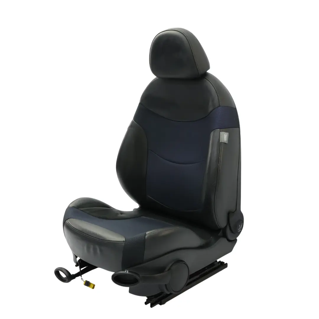 Front Seat Mini Cooper One R50 Fabric / Leather Molette Left N/S Cloth Sport