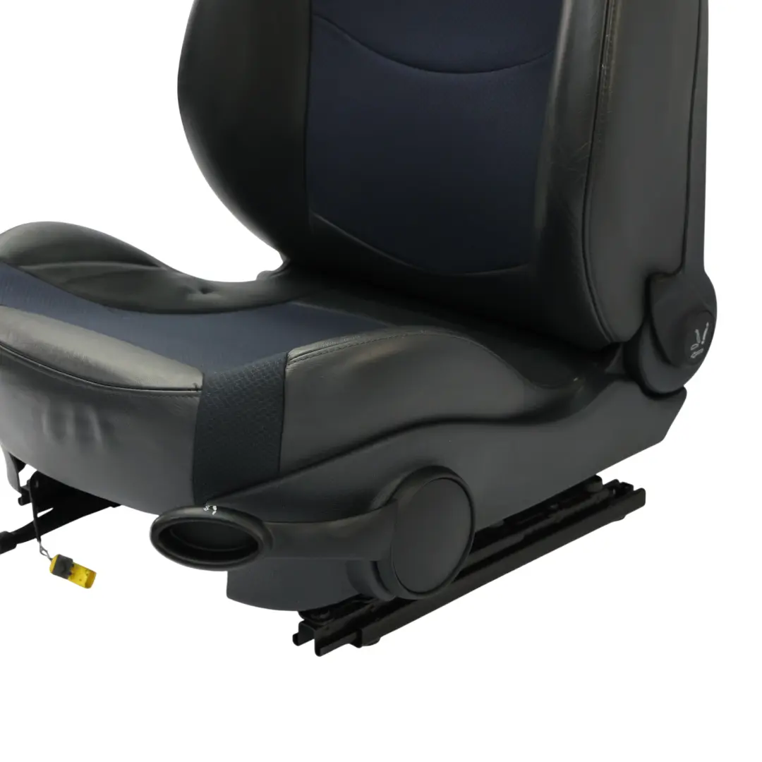 Front Seat Mini Cooper One R50 Fabric / Leather Molette Left N/S Cloth Sport