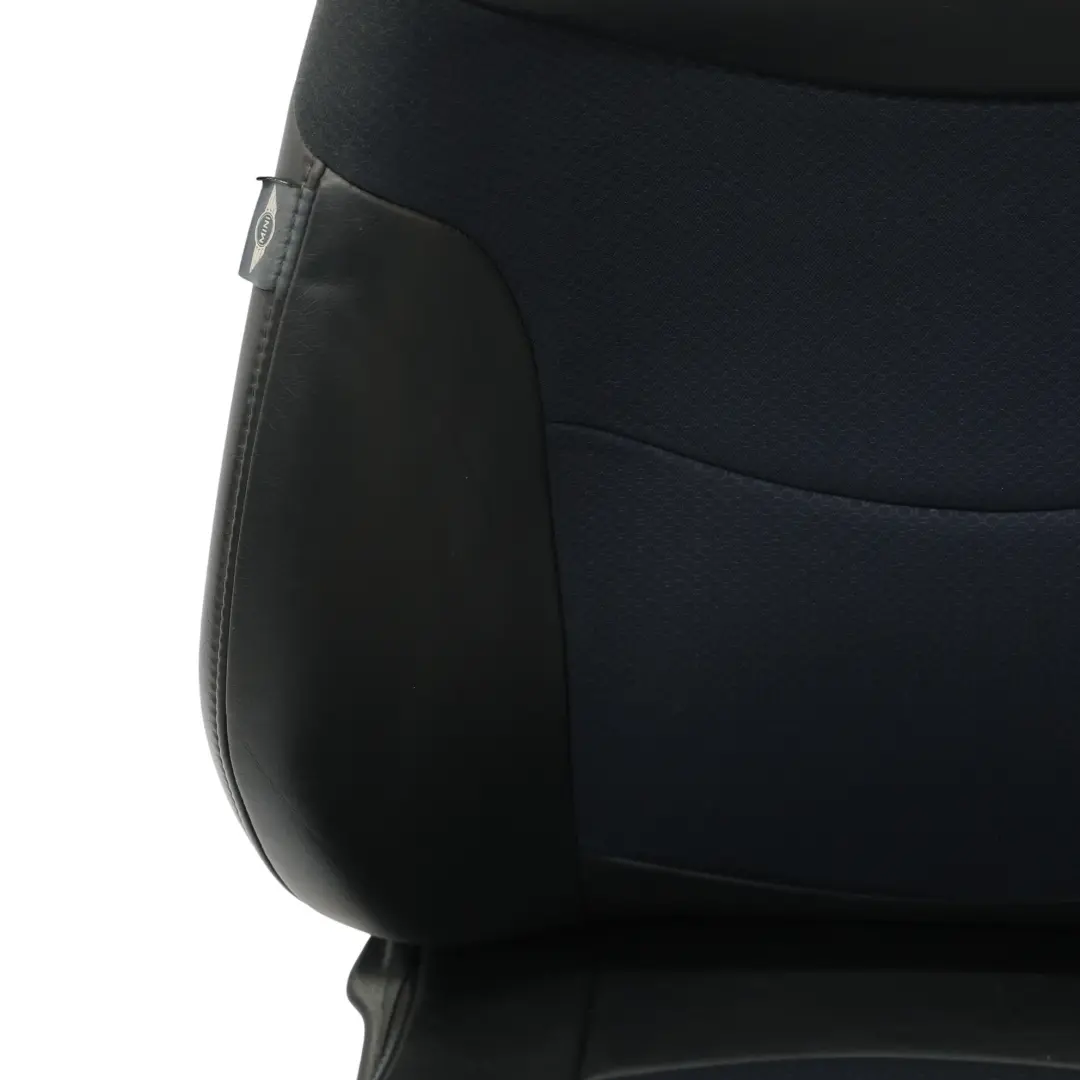 Front Seat Mini Cooper One R50 Fabric / Leather Molette Left N/S Cloth Sport