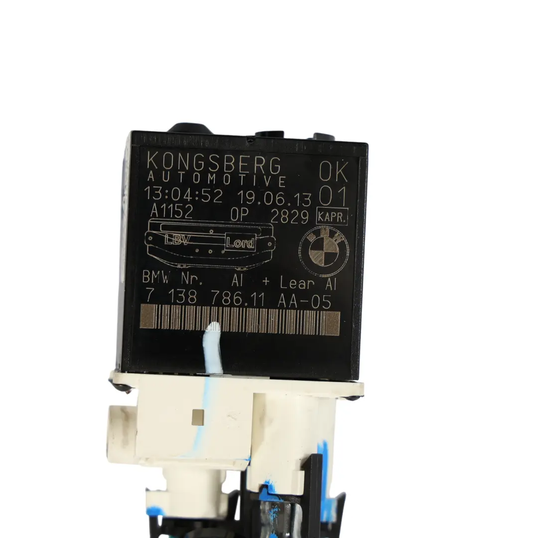 Lumbar Pad Support BMW E81 E87 E90 E91 E92 Front Seat Lordosis Pump Control Unit
