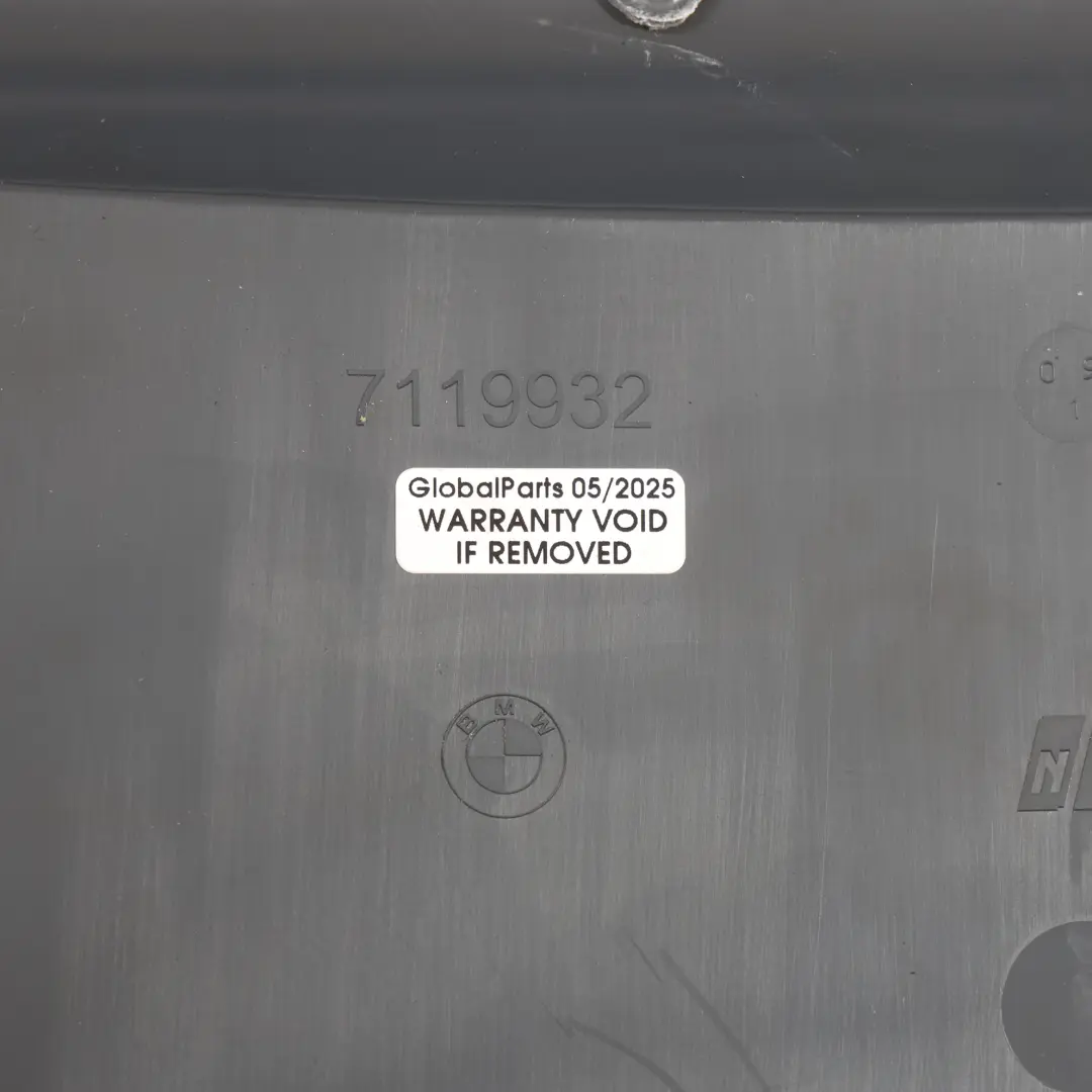 BMW E87 Front Seat Backrest Rear Panel Seat With Net Bag Alaskagrau 7139506